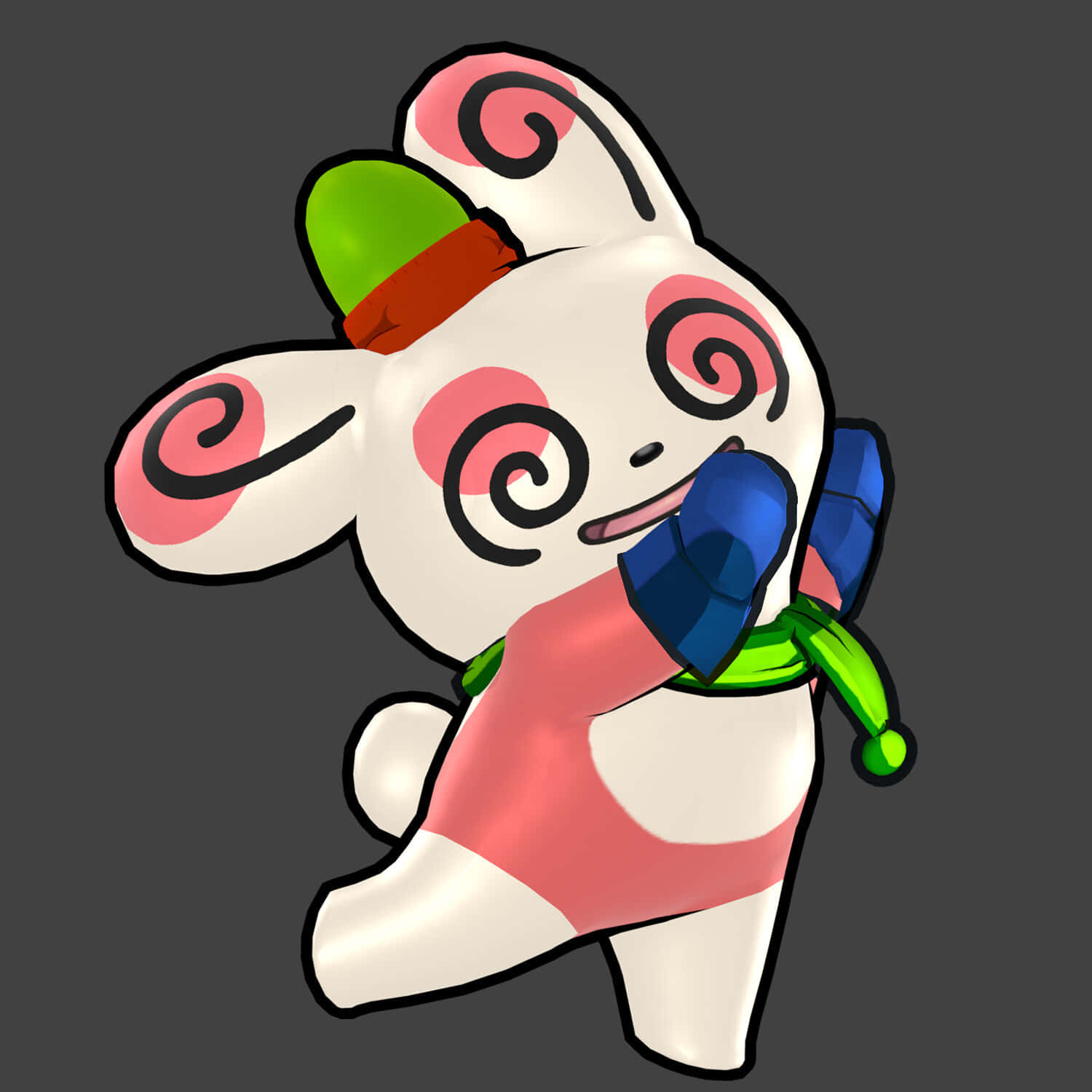 Spinda i vintertøy Bakgrunner