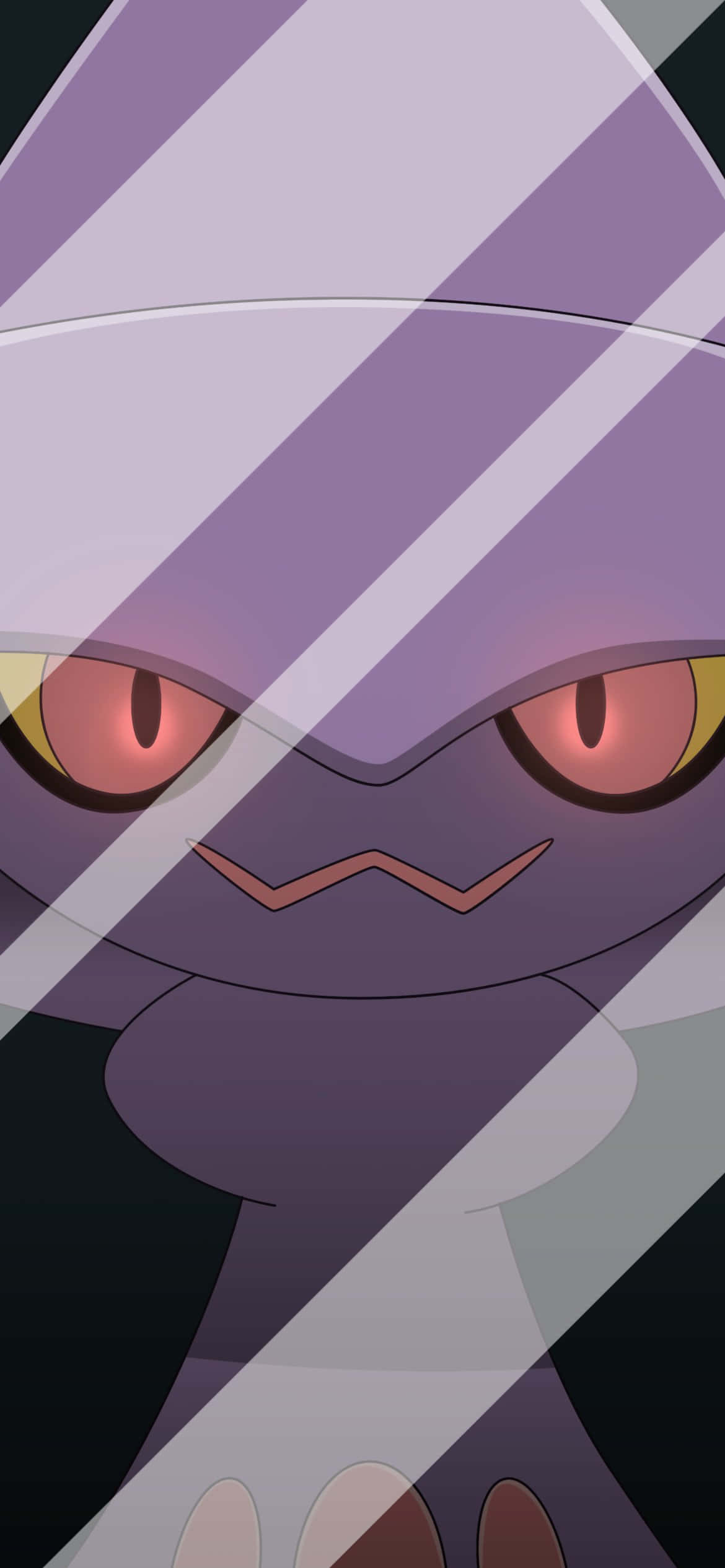 Spøkelses-Pokémon Mismagius i speil Bakgrunner