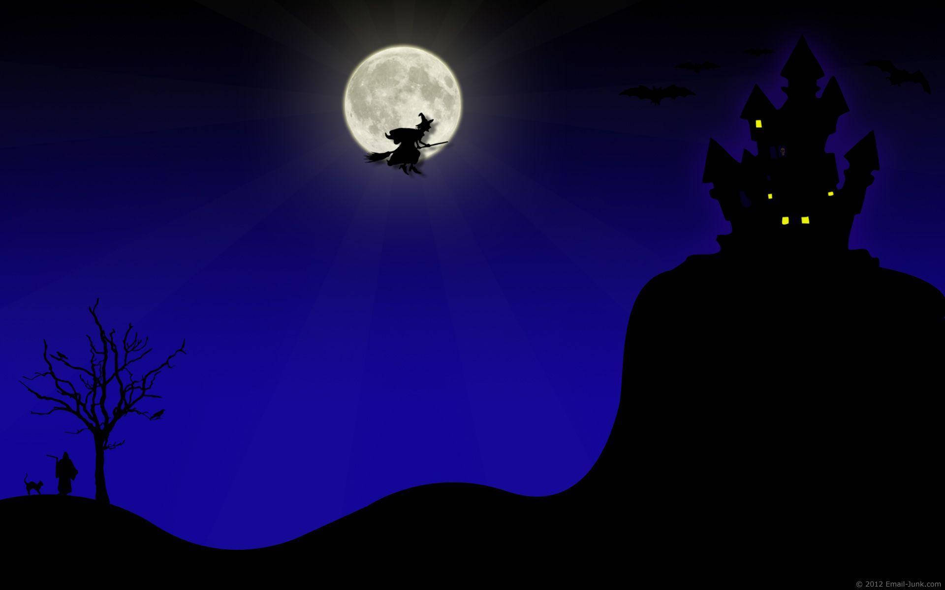 Spøk deg gjennom natten med et Halloween-spøkelseshus-eventyr! Bakgrunner