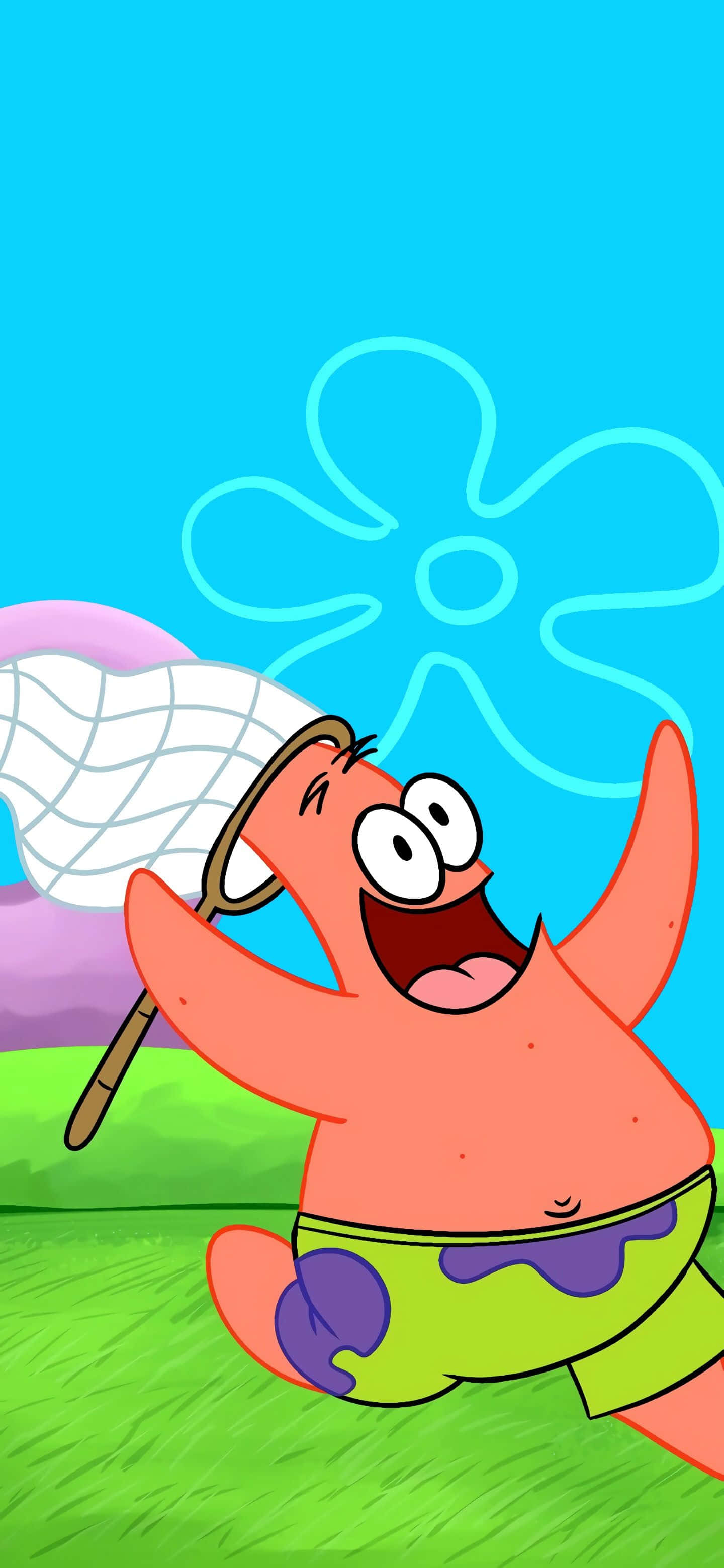 SpongeBob Pfp Glad Patrick Bakgrunner