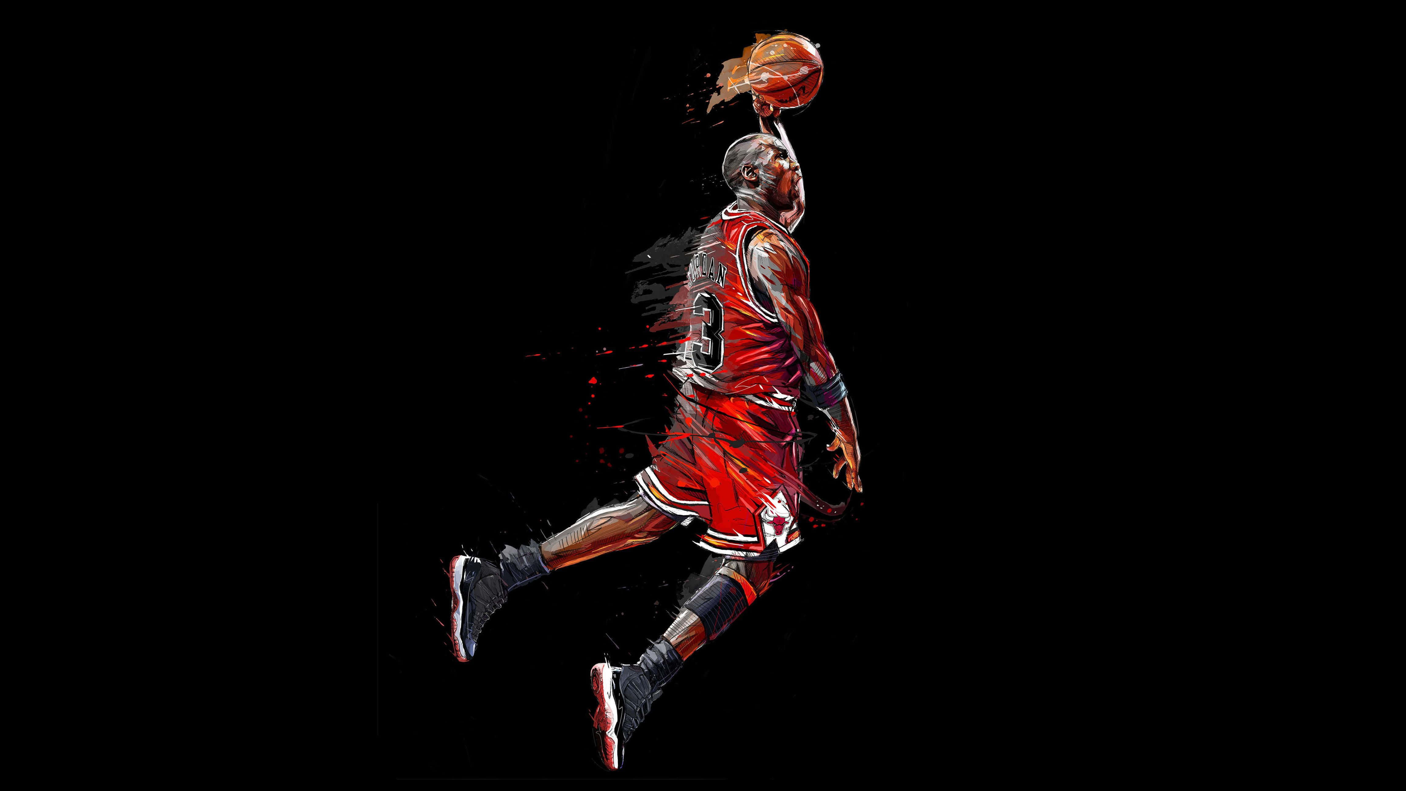 Sportsentusiaster i alle aldre i en spennende 4K-basketballkamp Bakgrunner