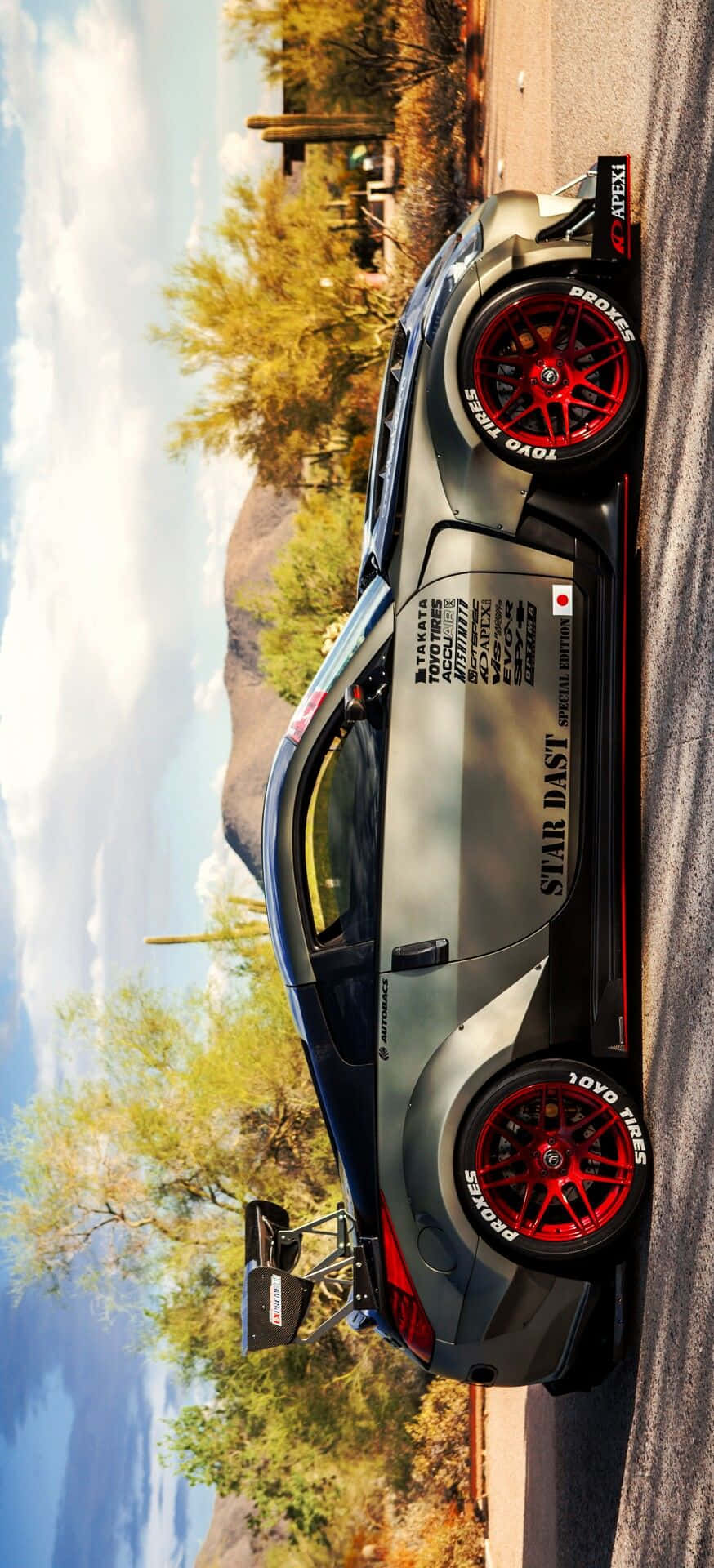 Sporty og kraftig Nissan R35 GTR Bakgrunner