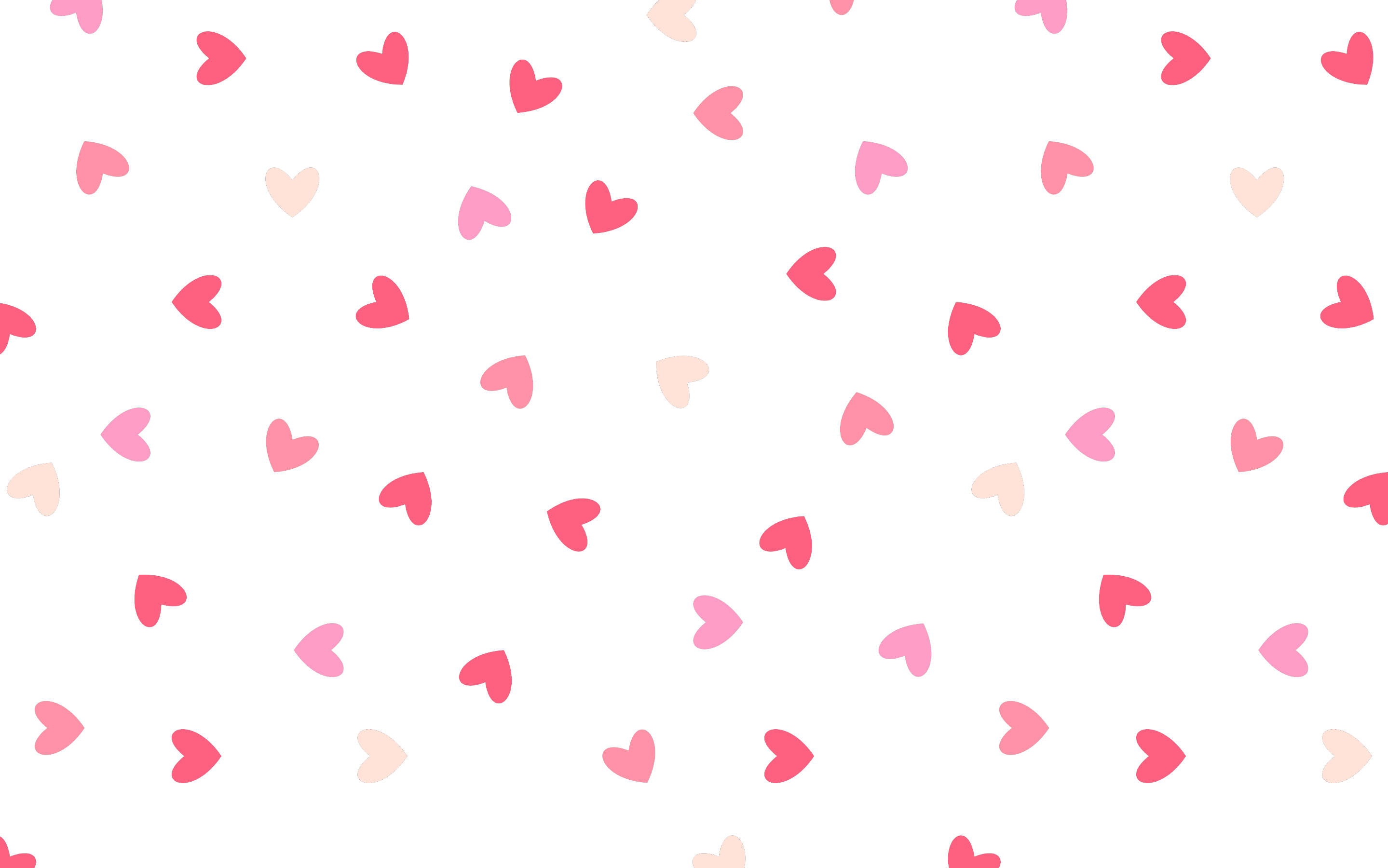Spredte hjerter Valentinsdag skrivebord Bakgrunner