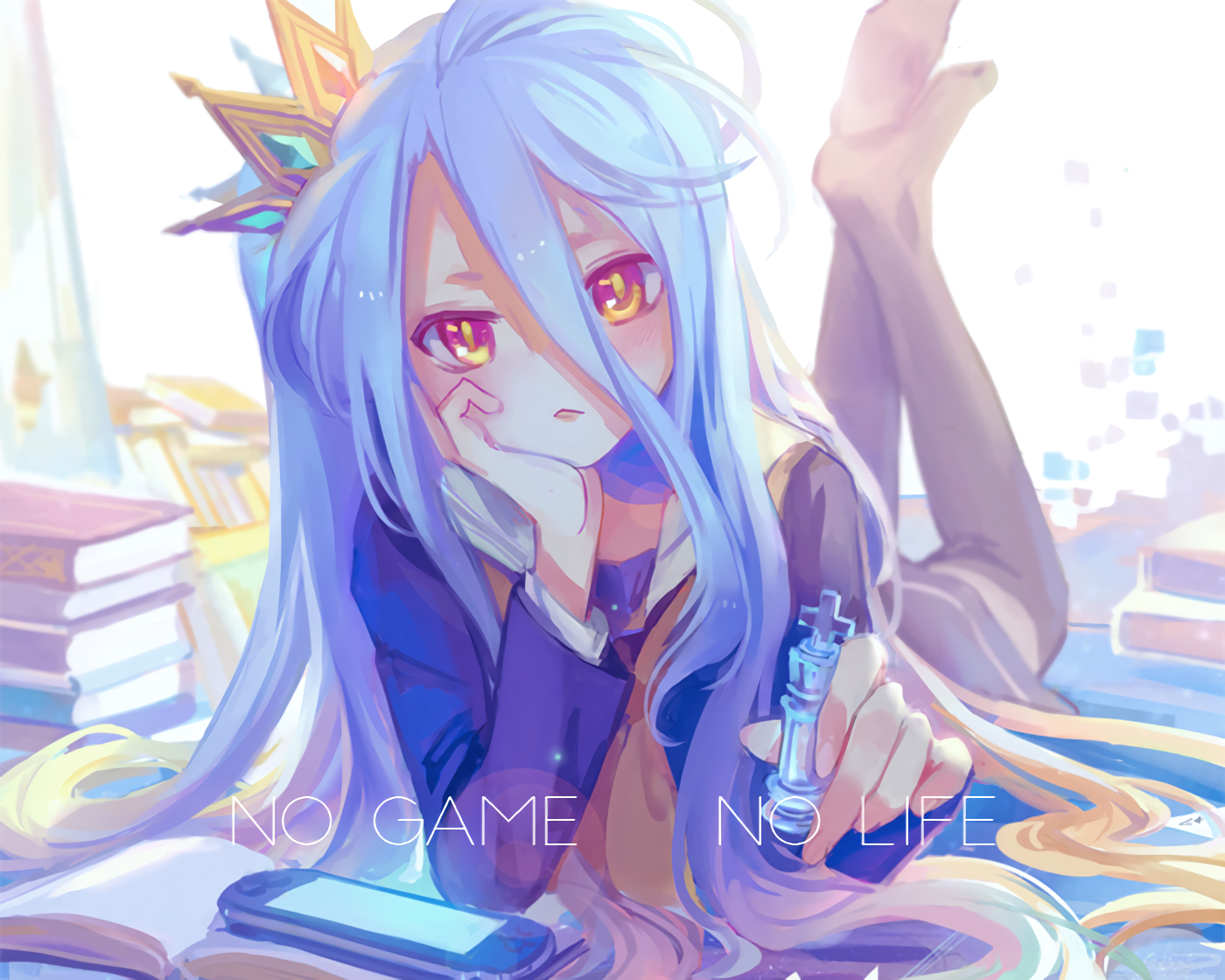 Søskenprodigier som erobrer en virtuell verden - No Game No Life Bakgrunner