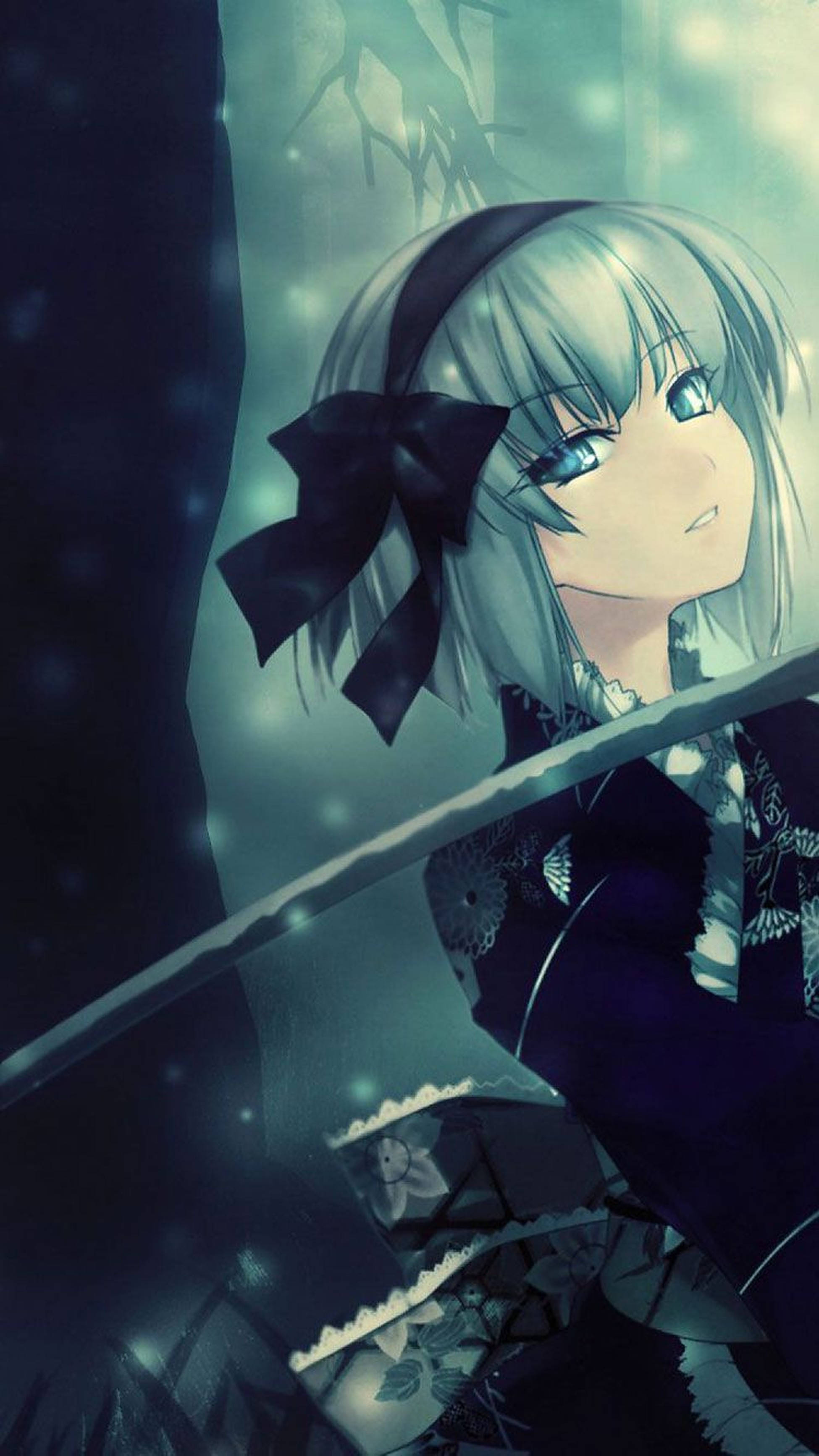 Søt anime iPhone-plakat Bakgrunner
