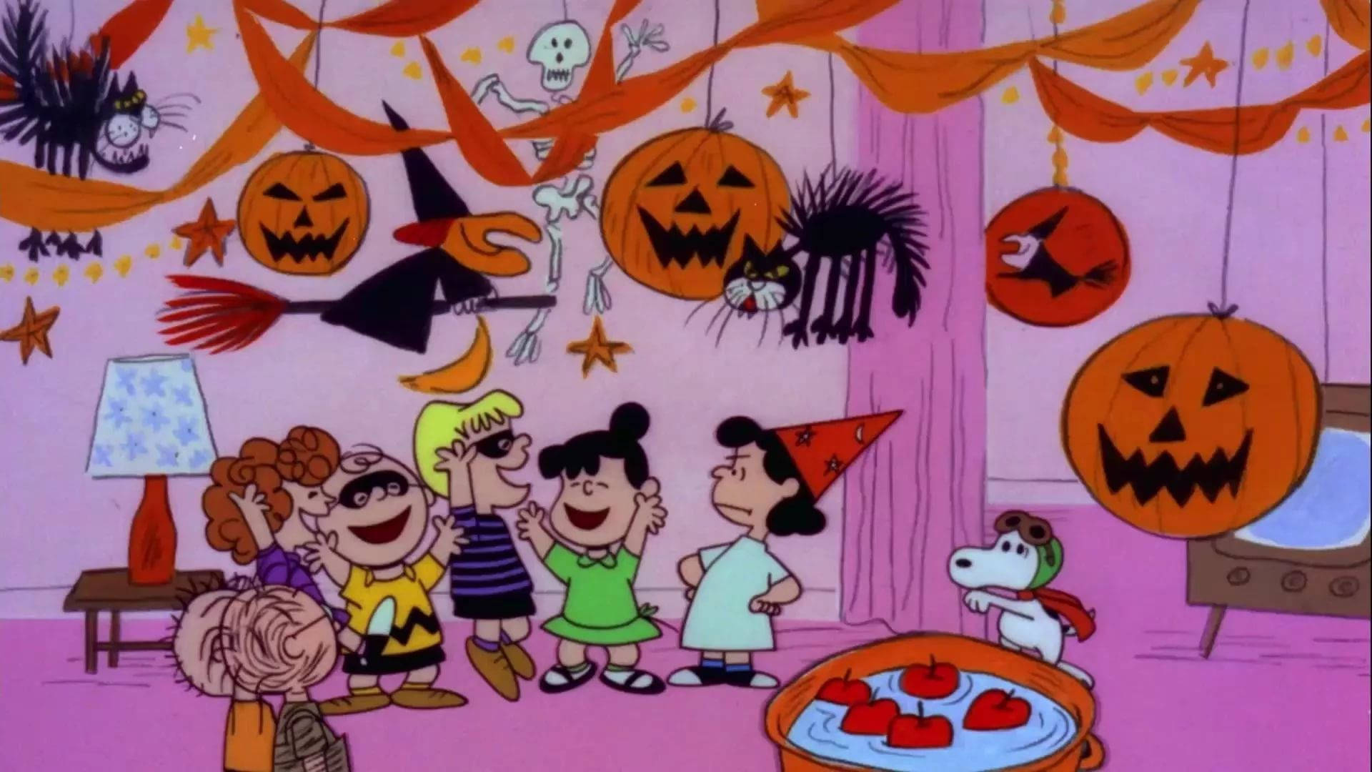 Søt estetisk Halloween Peanuts-fest Bakgrunner