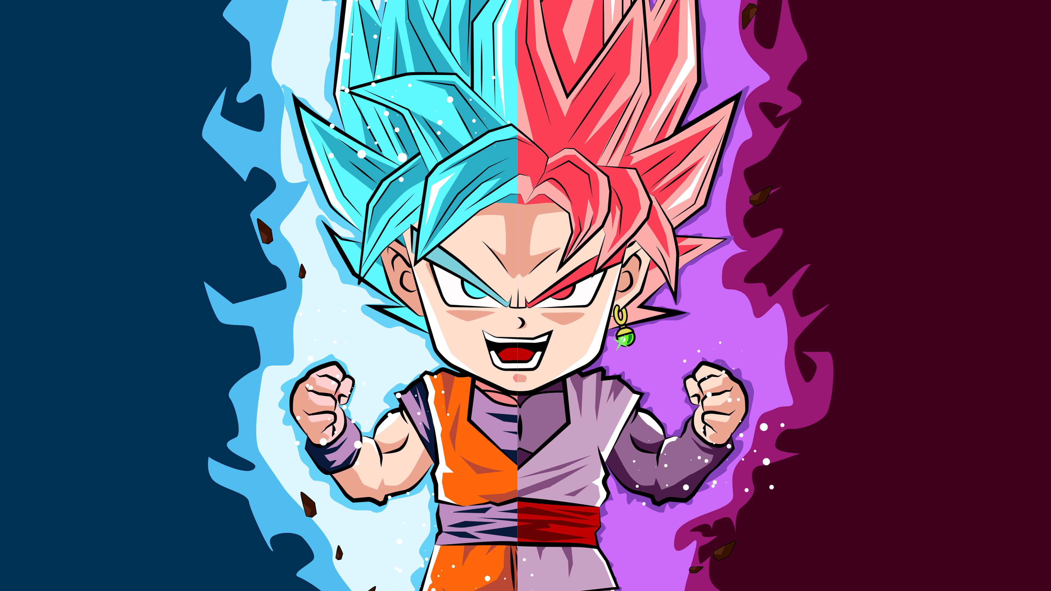 Søt Goku Dragon Ball Super-bilde Bakgrunner