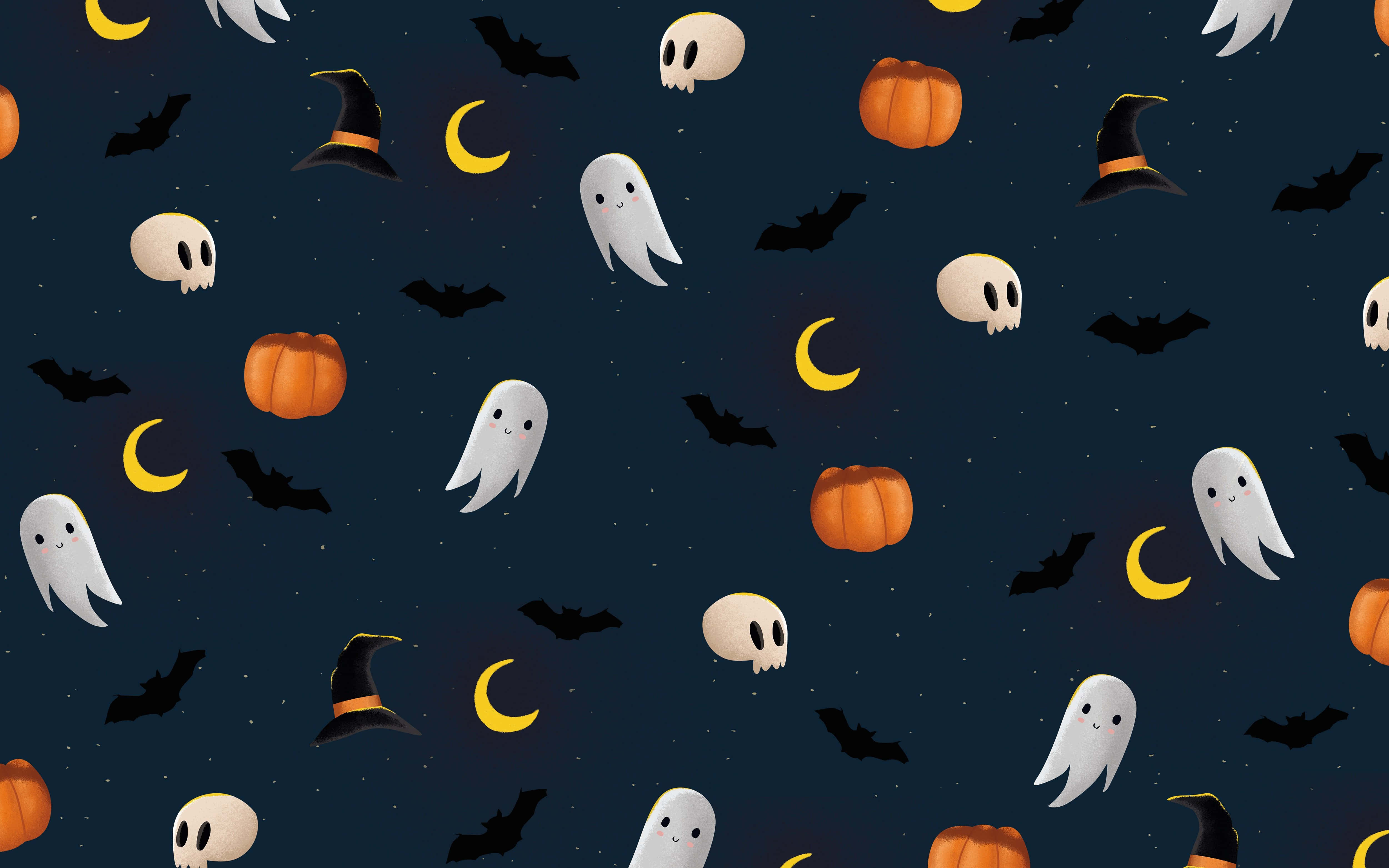 Søt Halloween-bakgrunn Bakgrunner