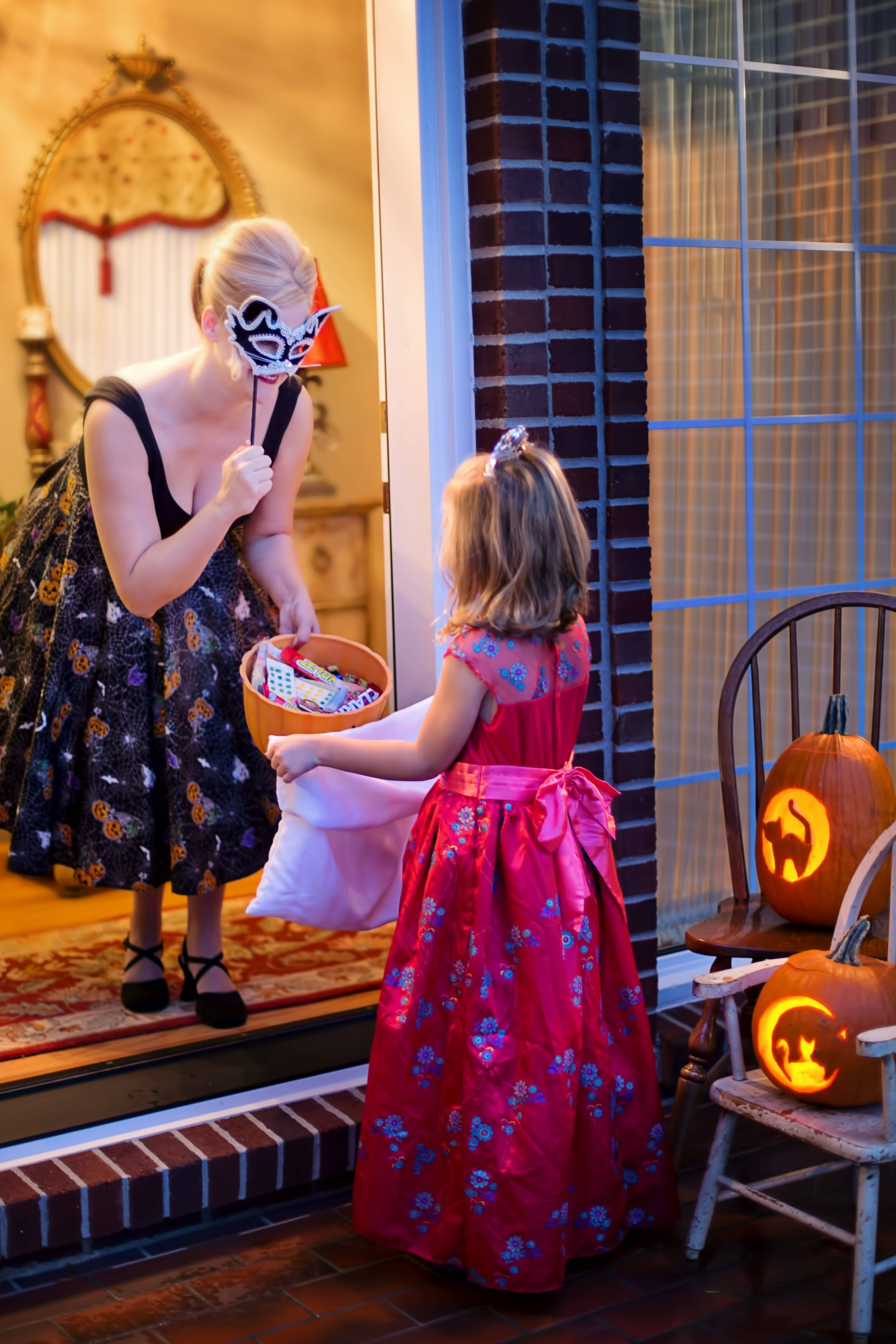 Søt Halloween Knask eller Knep Bakgrunner