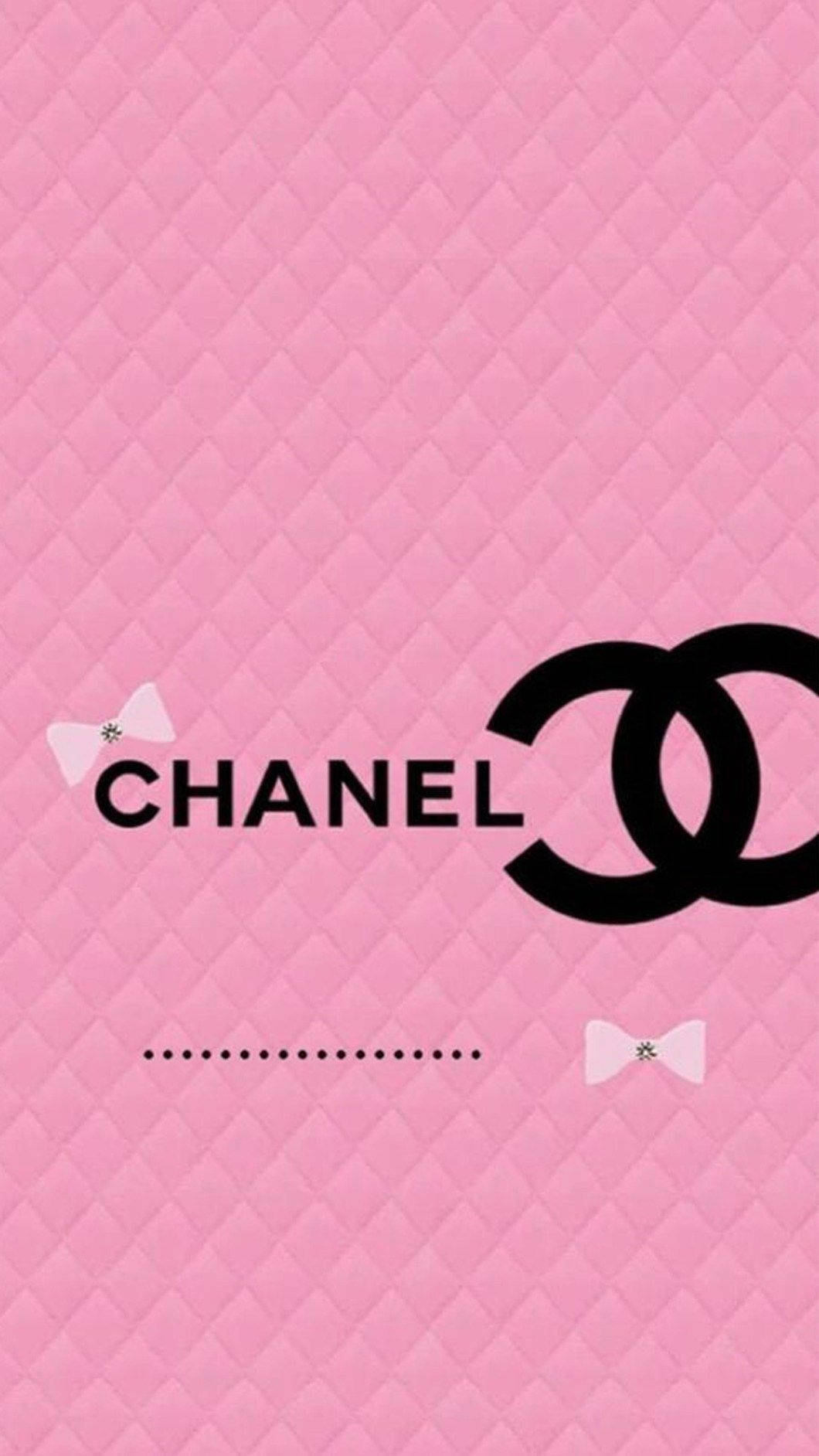Søt Jentete Chanel Rosa Bakgrunner