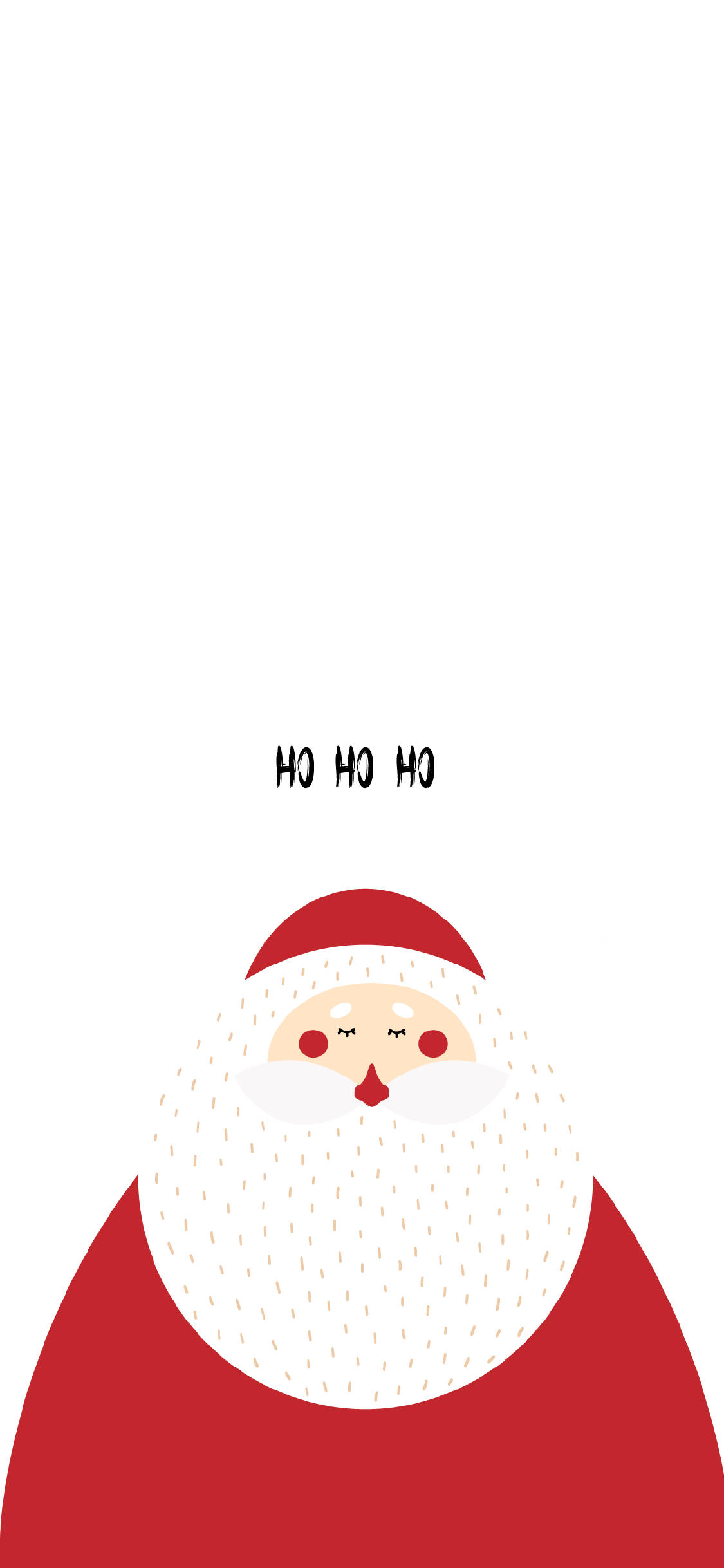 Søt jule-iPhone Santa Bakgrunner