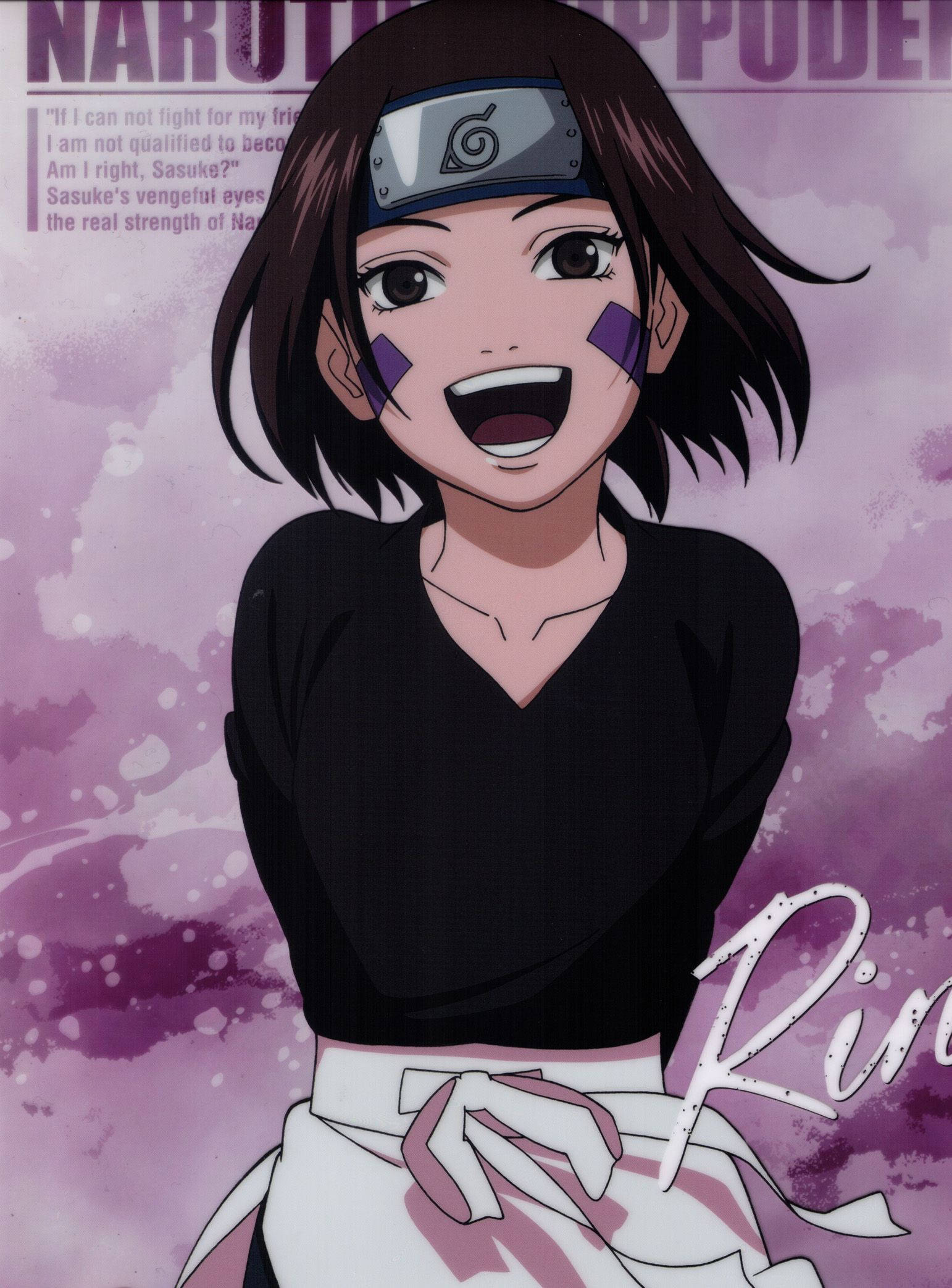 Søt Naruto Rin Bakgrunner