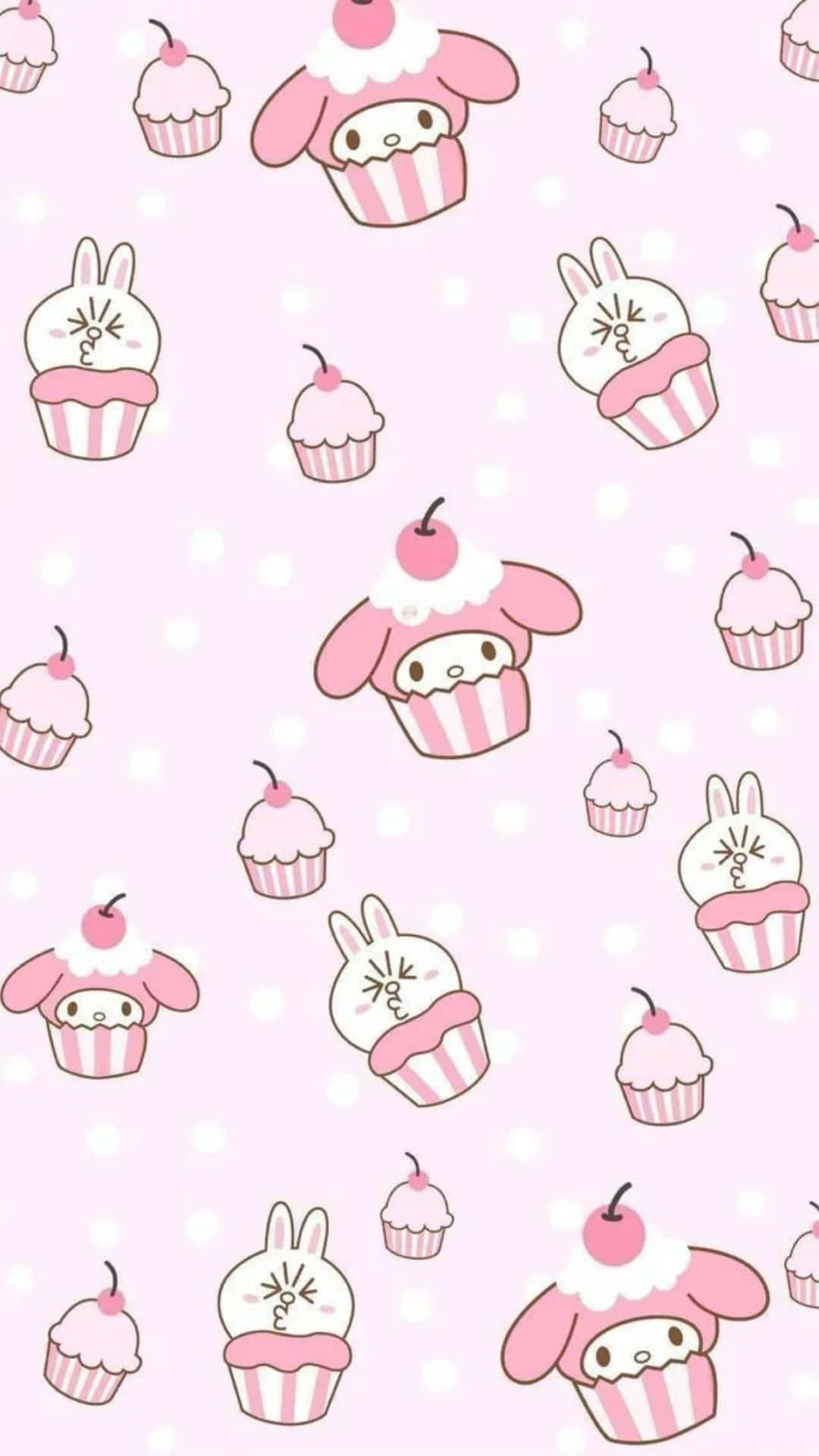 Søt samling av Sanrio-figurer Bakgrunner