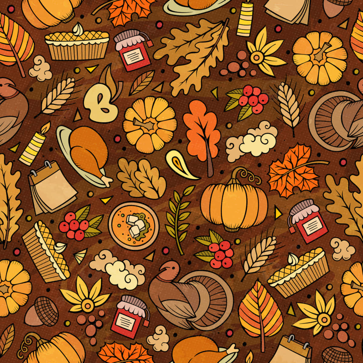 Søt Thanksgiving-bakgrunn Bakgrunner