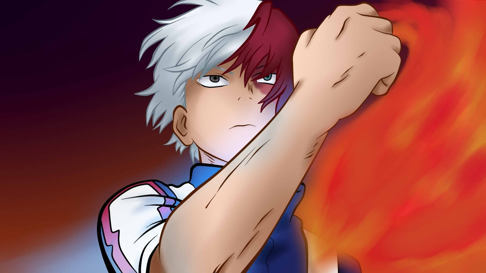Søt Todokori My Hero Academia-tegning Bakgrunner