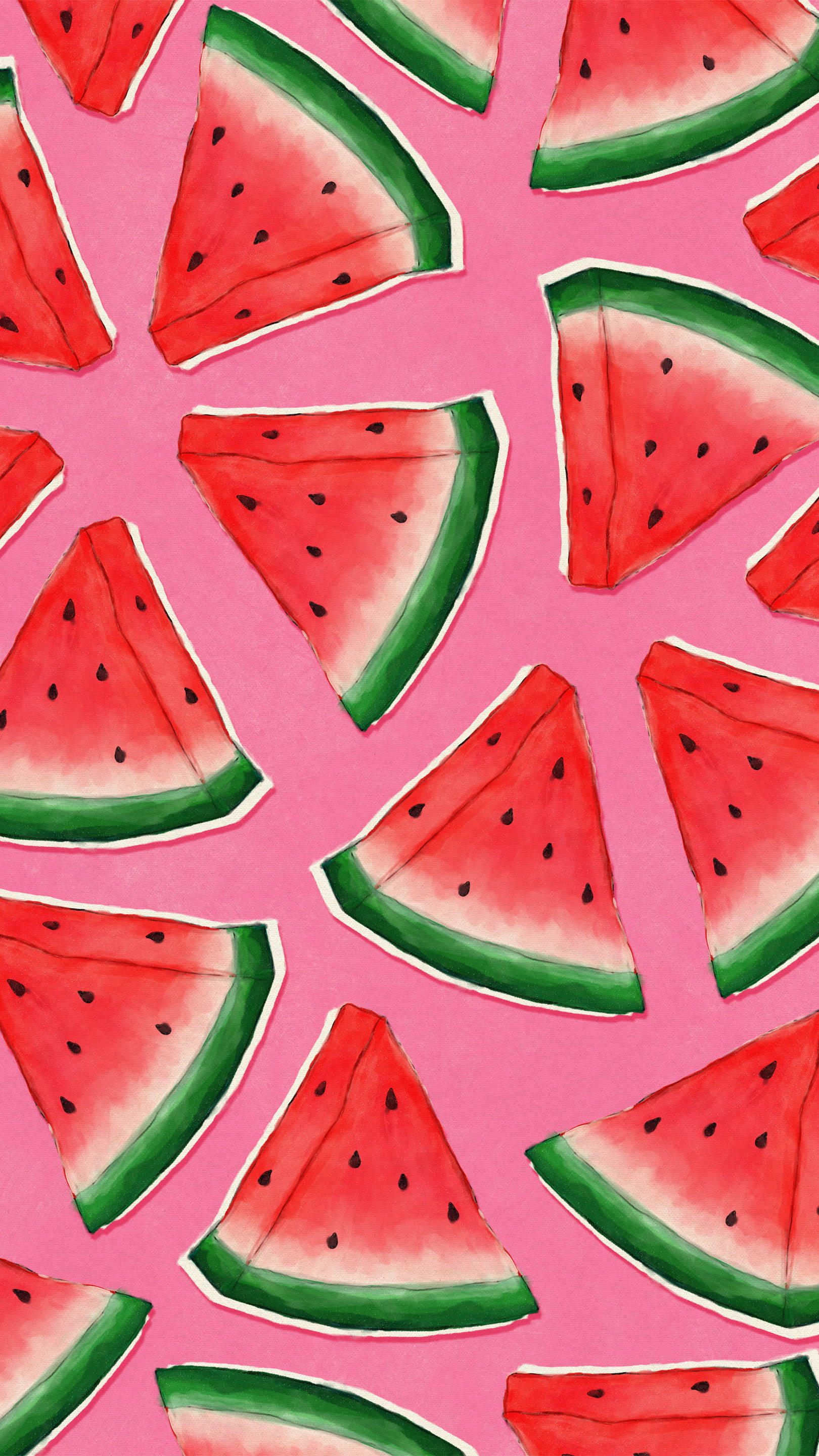 Søt vannmelon på rosa overflate Bakgrunner
