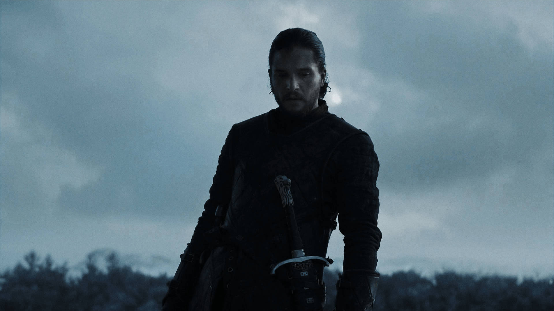 Stående Jon Snow Game of Thrones Bakgrunner