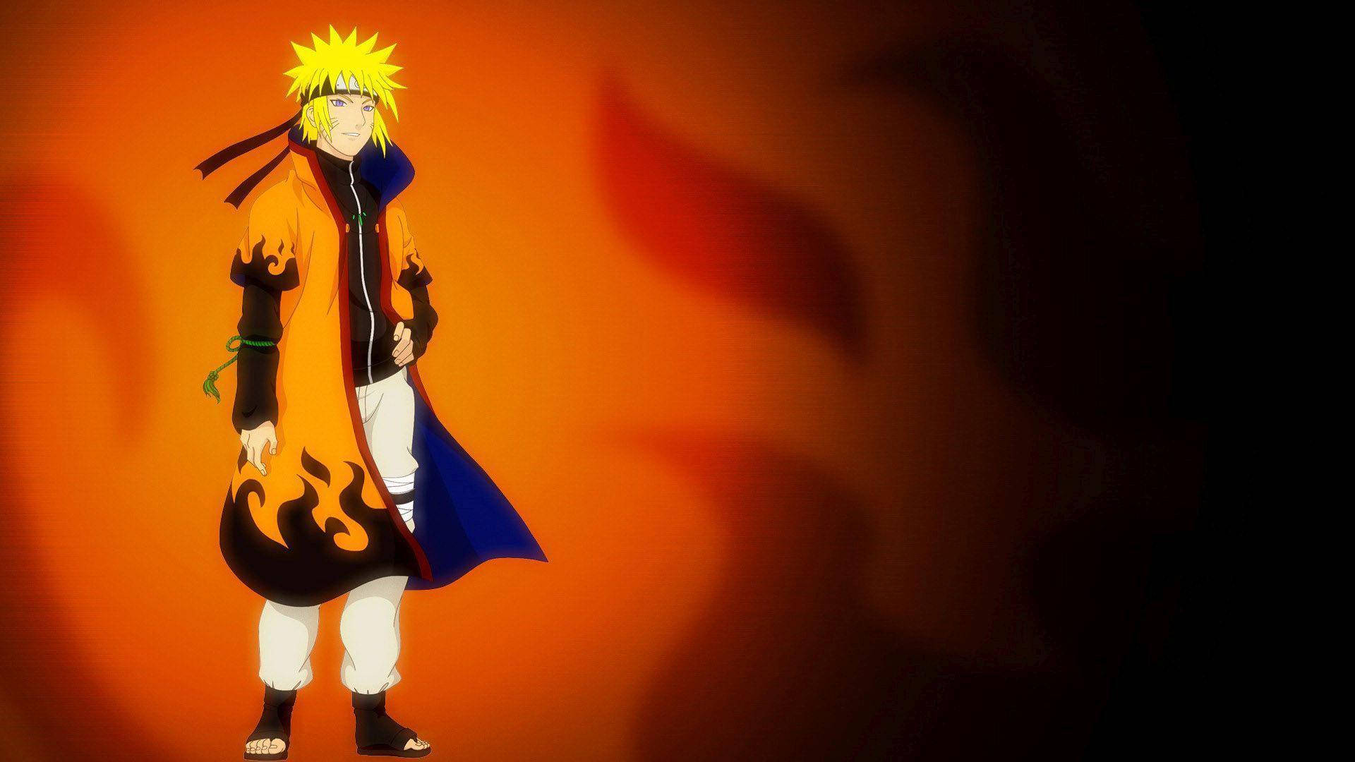 Stående Minato Namikaze fra Naruto PC Bakgrunner