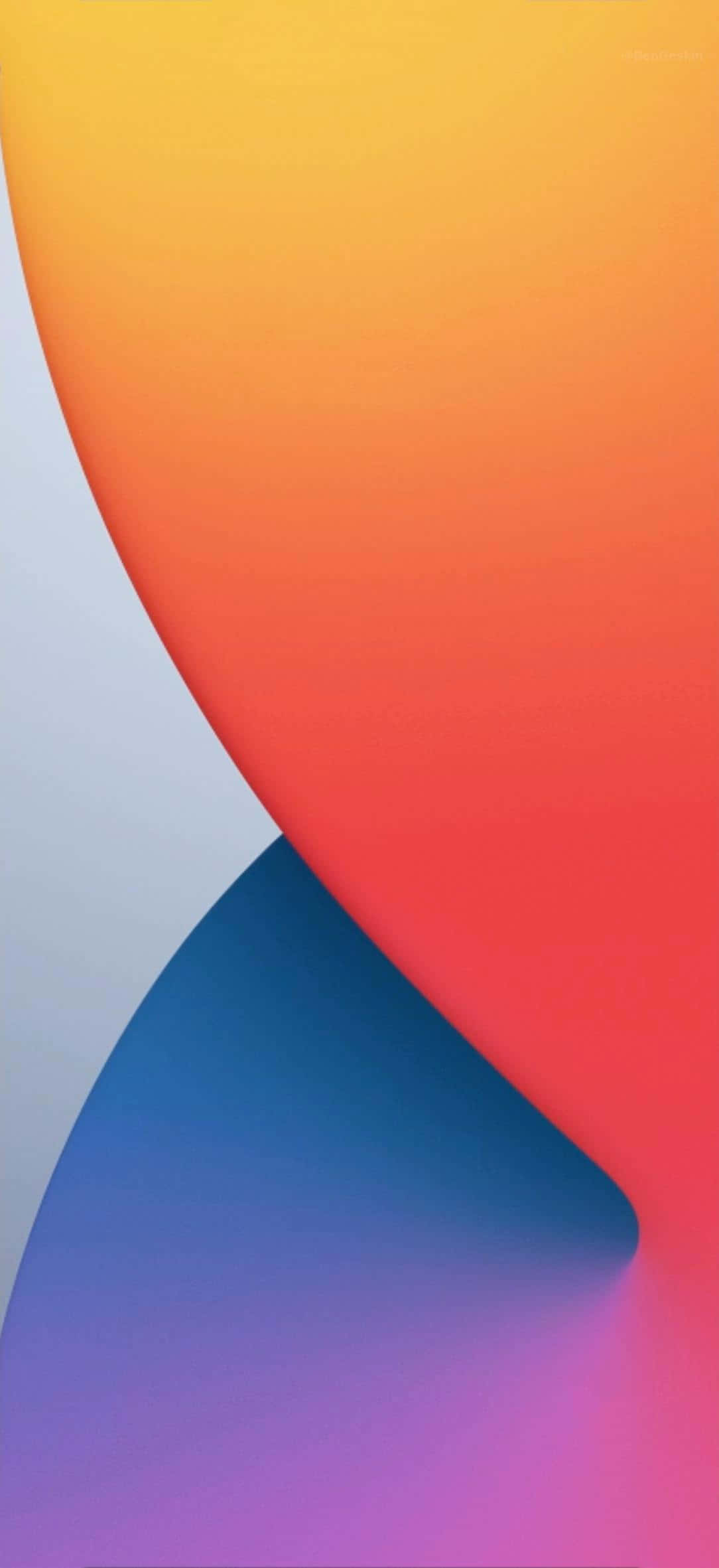 Standard fargerik abstrakt iOS 14 Bakgrunner