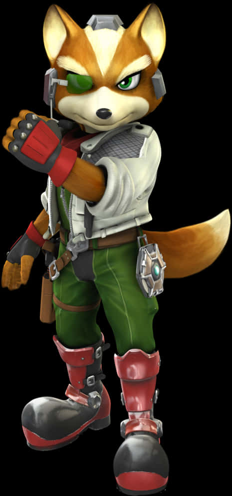 Star Fox karakterpositur Bakgrunner