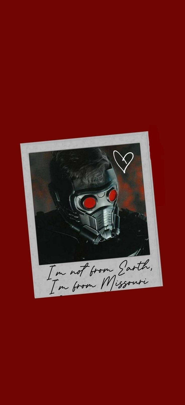 Star Lord Polaroid Bakgrunner