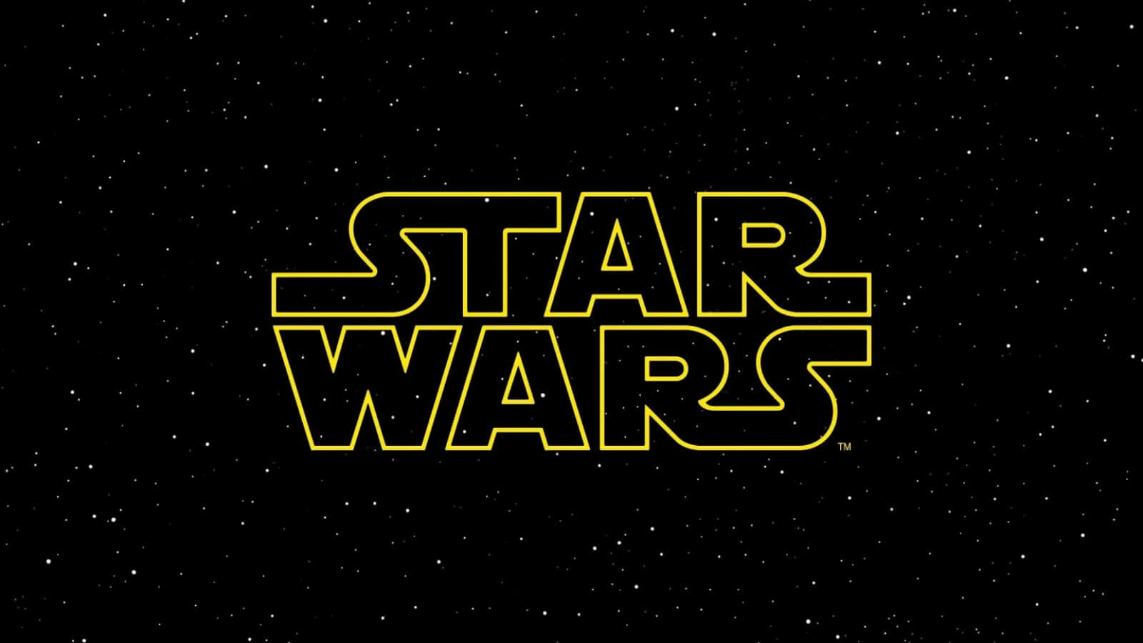 Star Wars-logo på stjernehimmel-bilde Bakgrunner