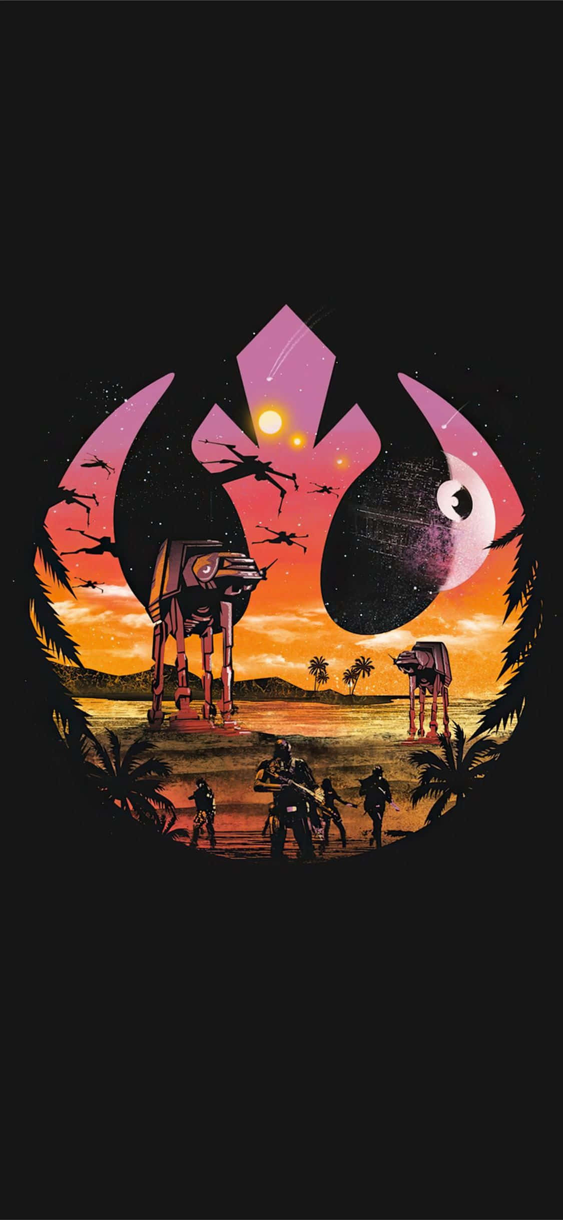 Star Wars Rogue One skjortedesign Bakgrunner