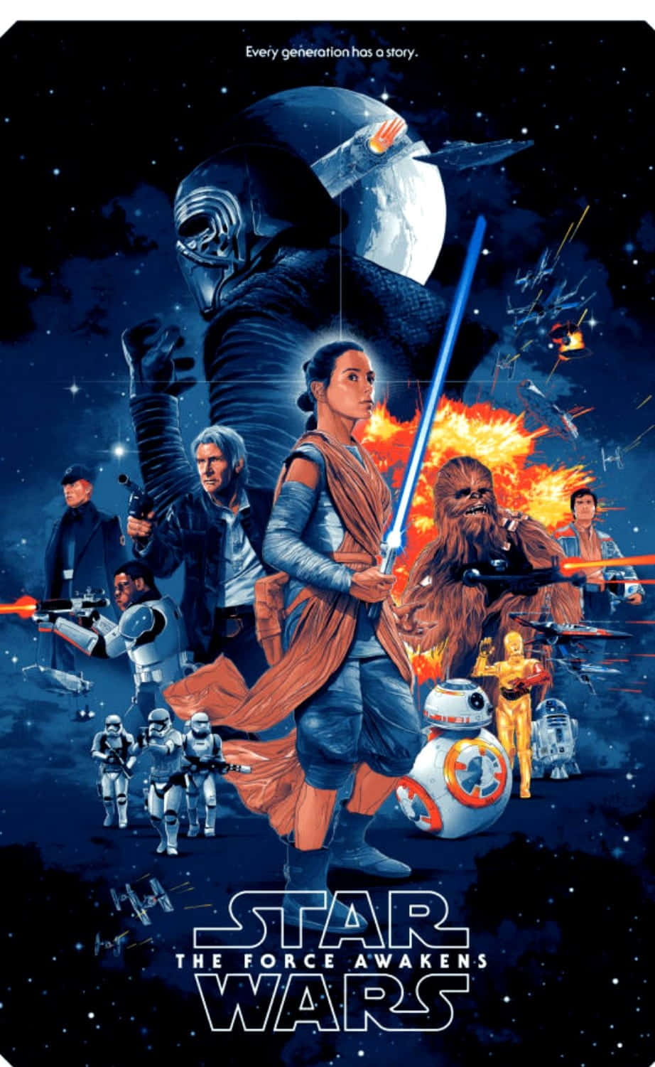 star wars the force awakens plakat Bakgrunner