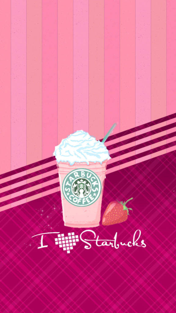 Starbucks søt jentetelefonskjerm Bakgrunner