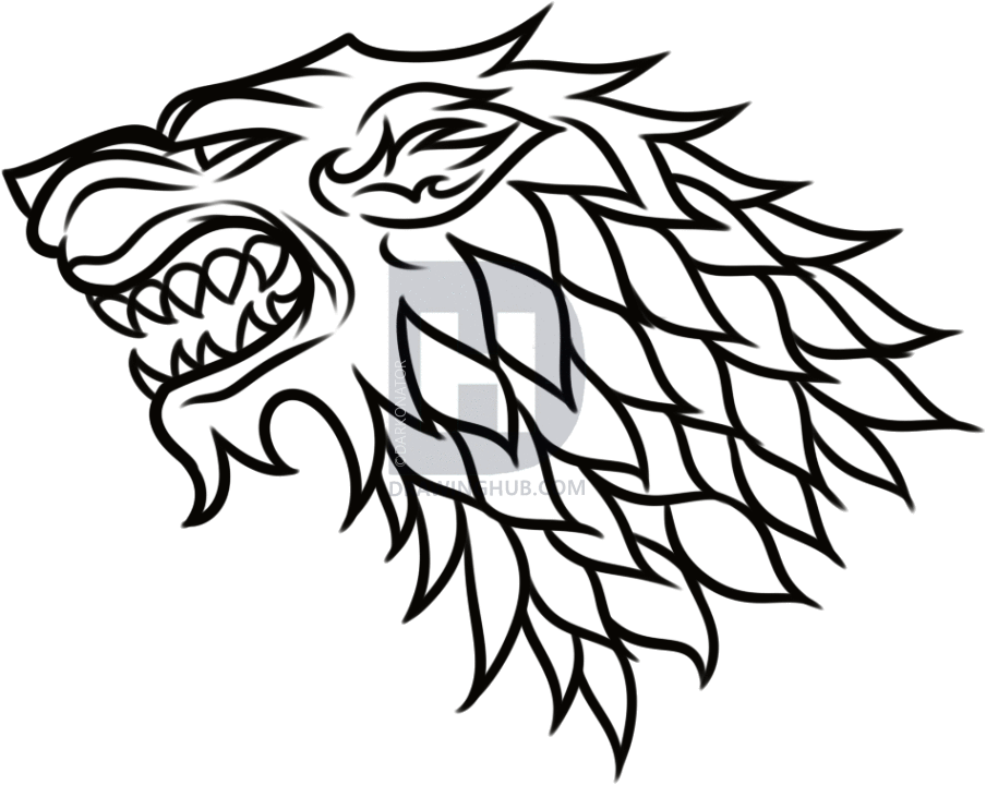 Stark-husets segl Game of Thrones Bakgrunner