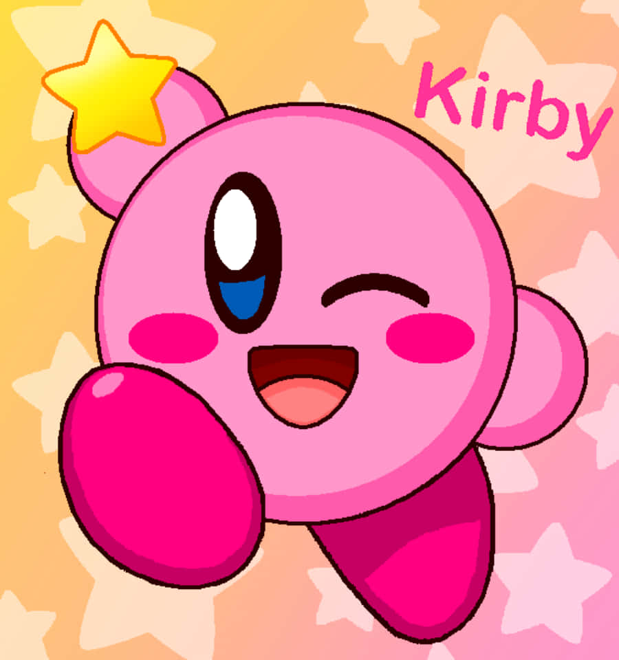 Søte og bedårende Kirby som er klar til å bli vennen din! Bakgrunner