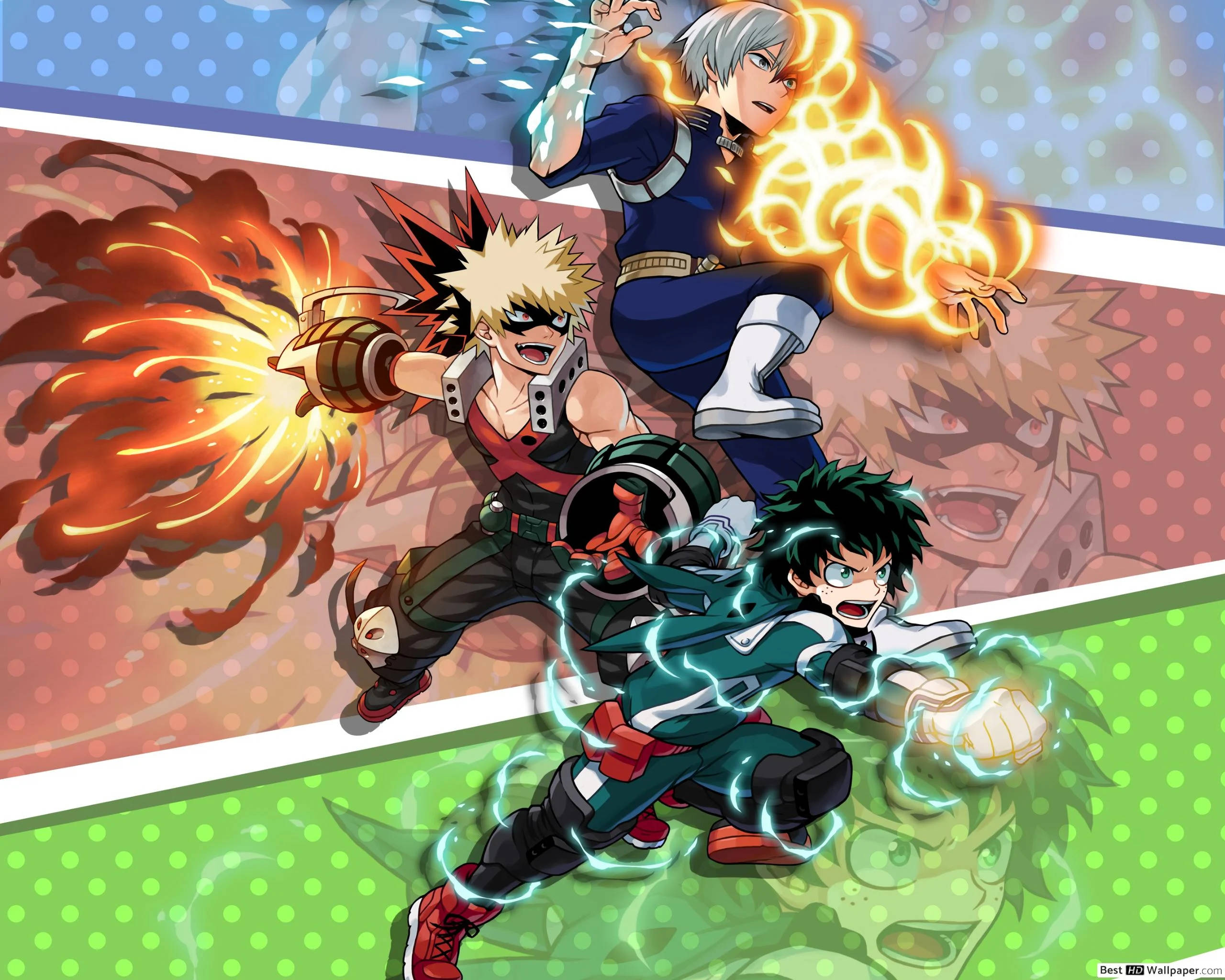 Søte Todoroki og venner Bakgrunner