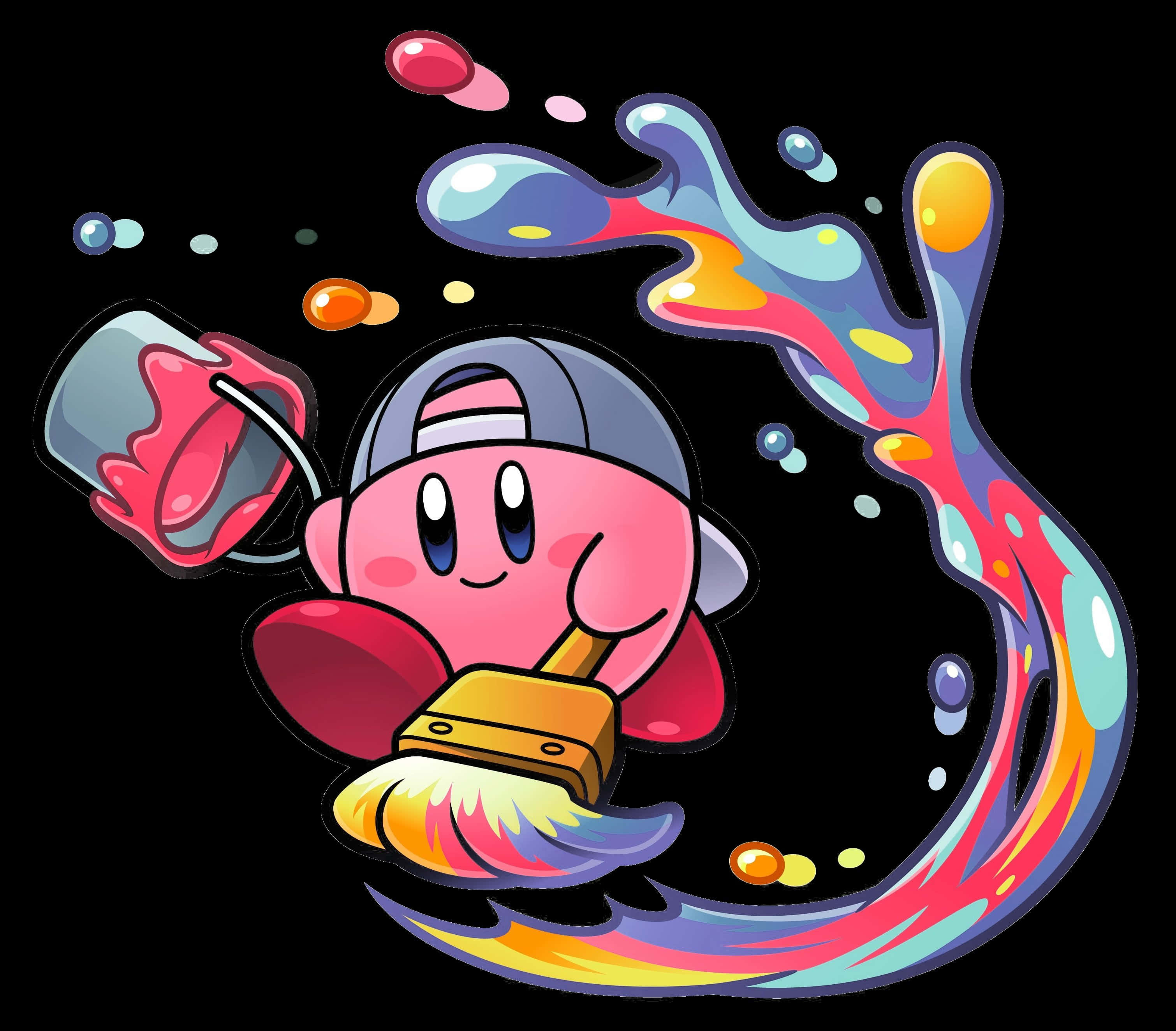 Søthet kjenner ingen grenser med Kirby Bakgrunner