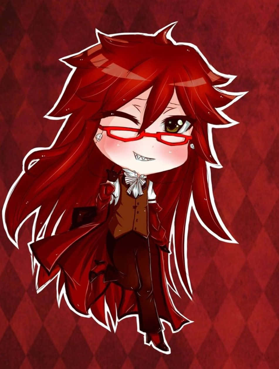 Stilige Grell Sutcliff poserer med selvtillit Bakgrunner