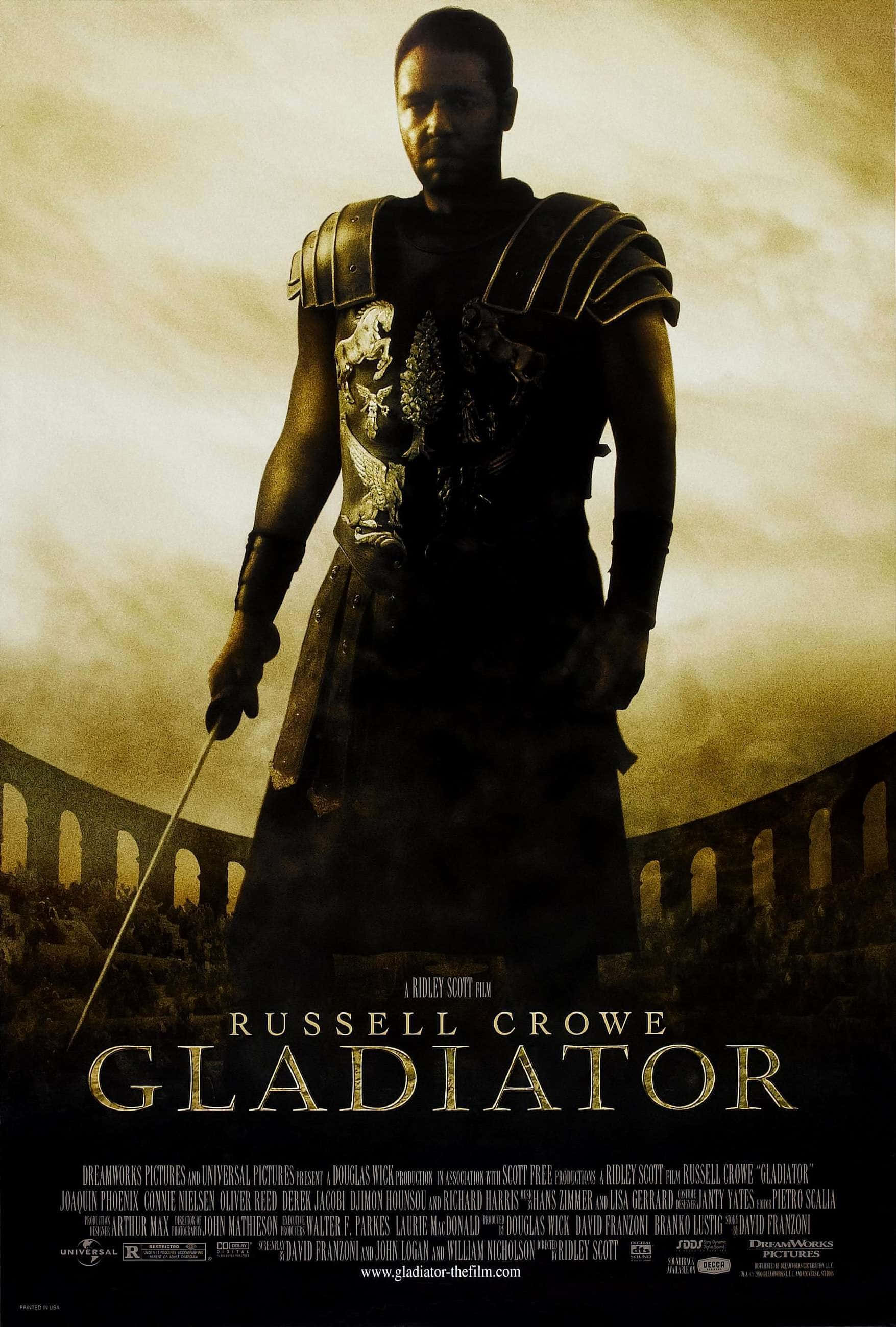 "Større enn livet: Maximus Decimus Meridius i den episke gladiatoren «Gladiator»" Bakgrunner