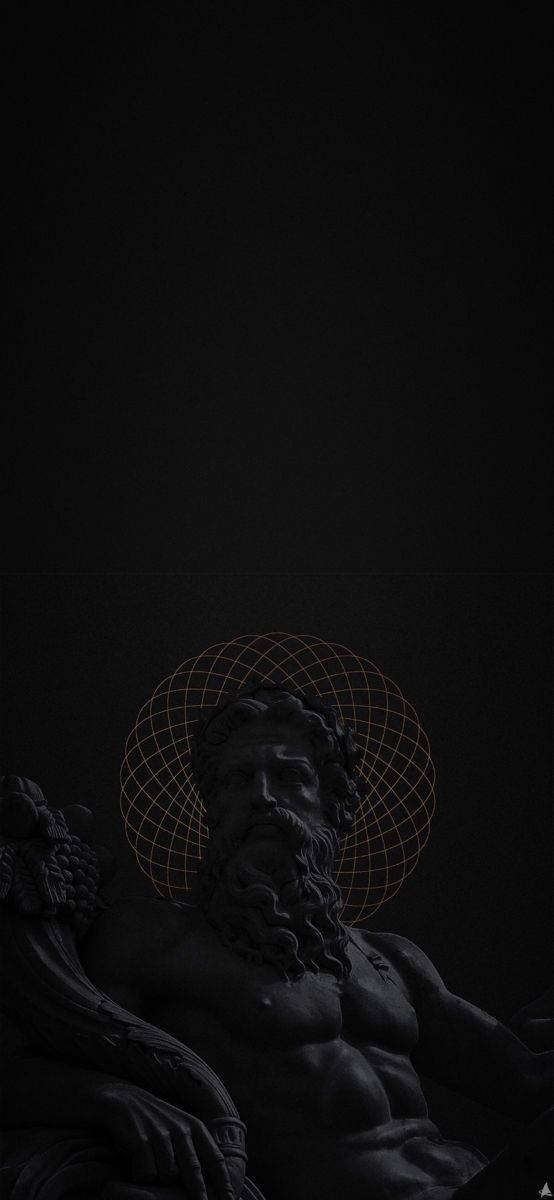 Stoisk Zevs-statue Bakgrunner
