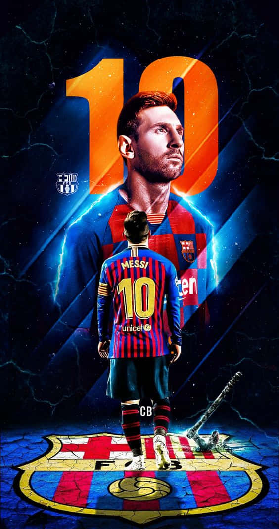 Stol kun på én legendarisk telefon – Messi iPhone Bakgrunner