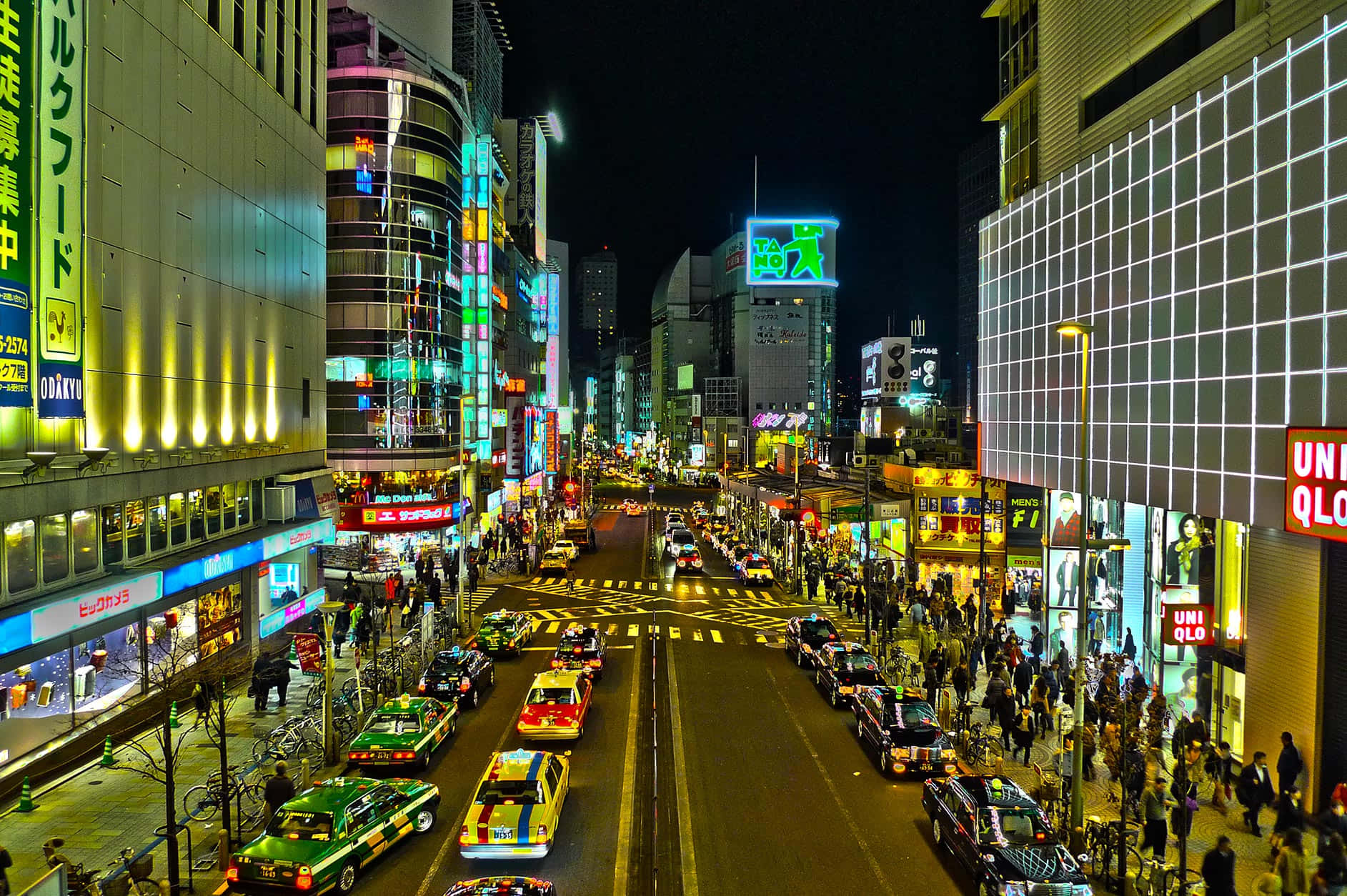 Storheten til Tokyo om natten Bakgrunner