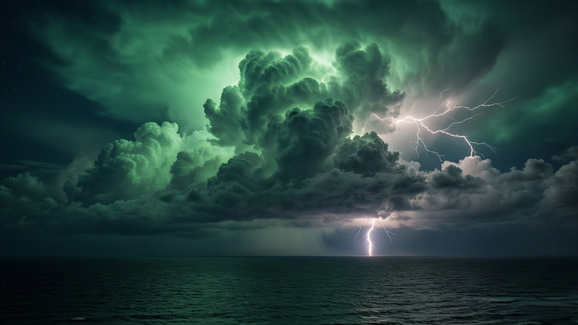 Storm over mørkt hav Bakgrunner