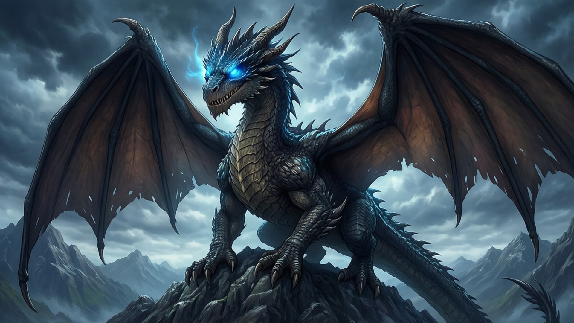 Stormdrage Bakgrunner