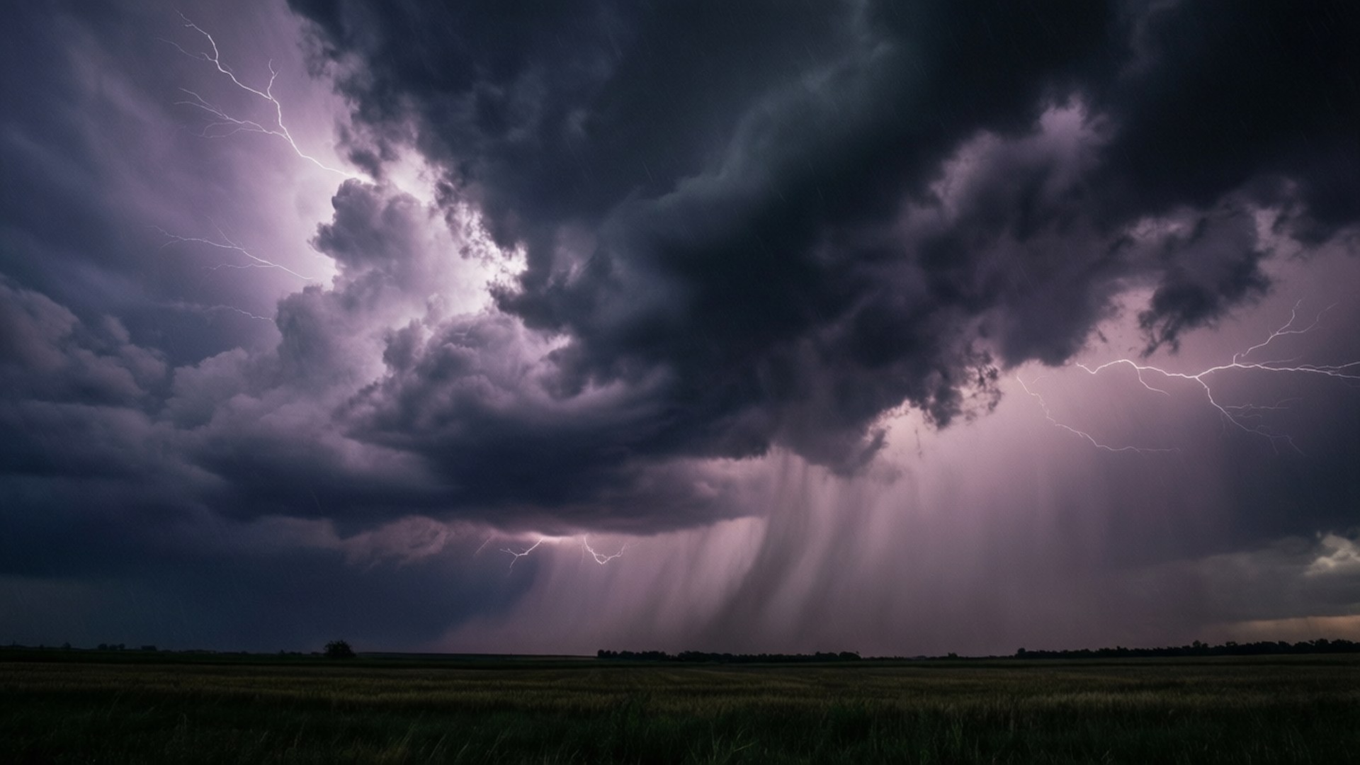 Stormskyer Lyn Himmel Bakgrunner