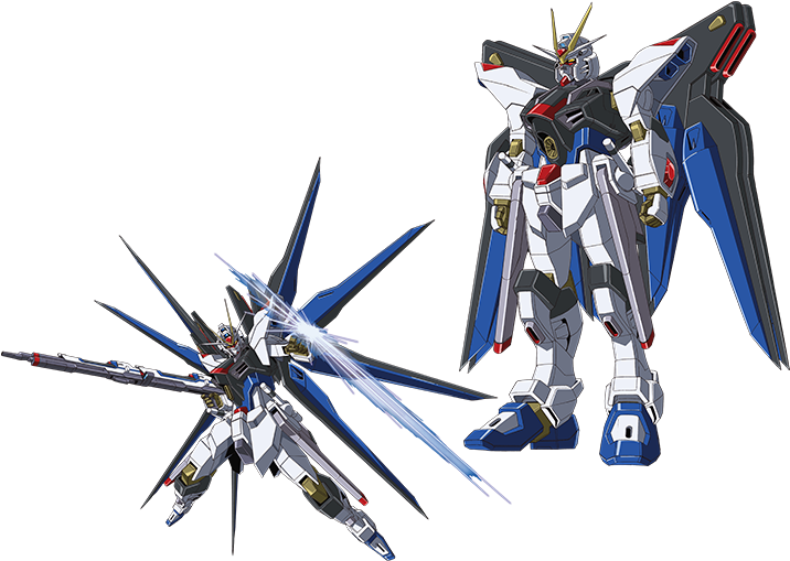 Strike Freedom Gundam Doble Posering Bakgrunner