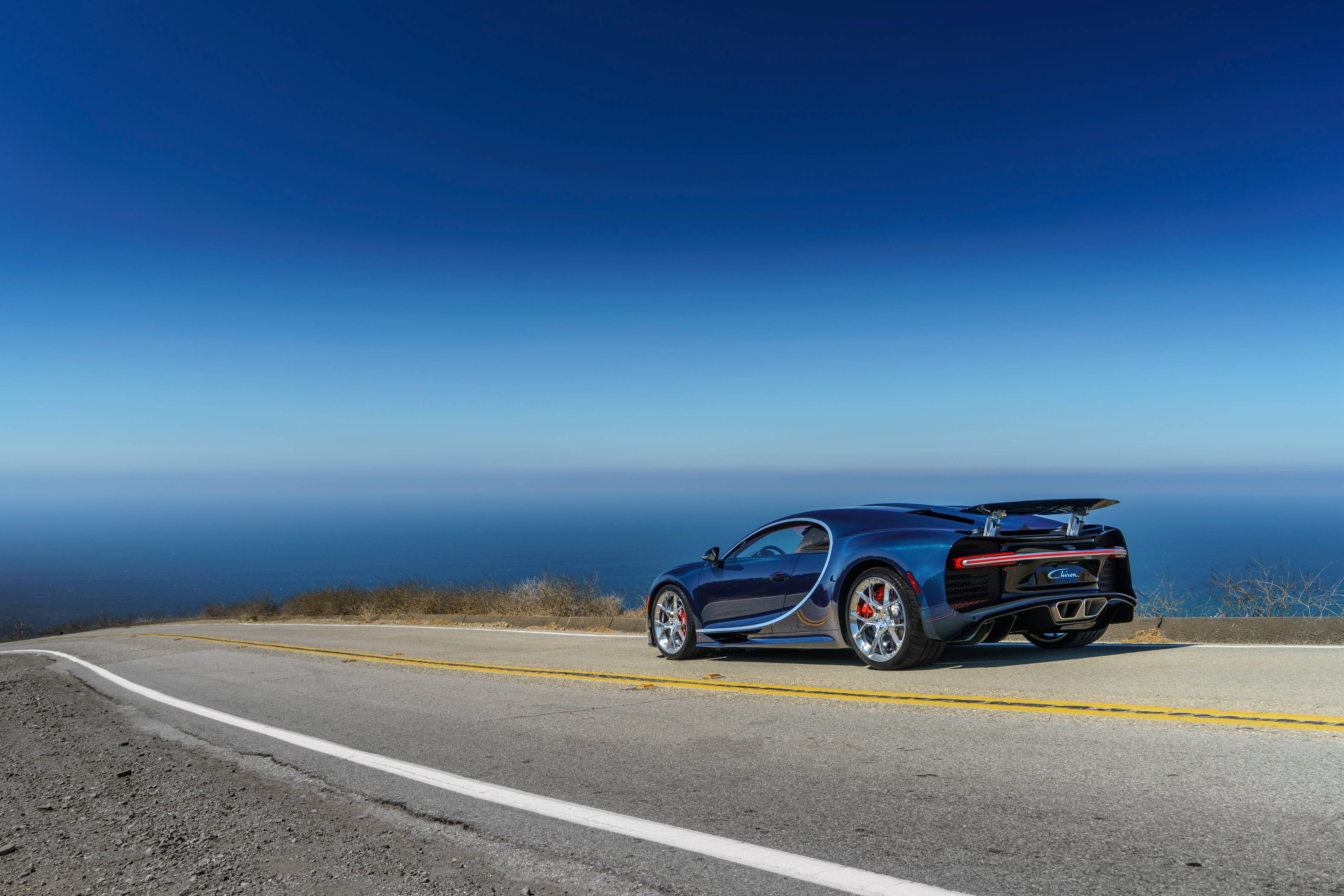 Strømlinjeformet Bugatti Chiron Bakgrunner