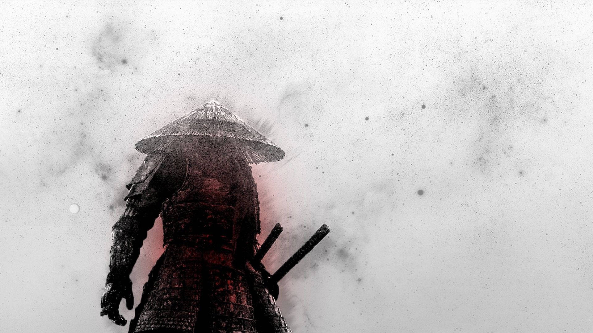 Støvete Japansk Samurai Bakgrunner
