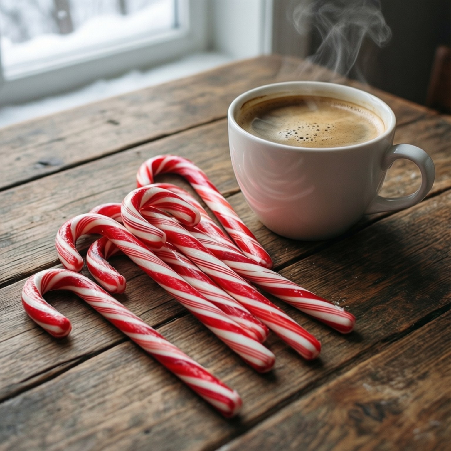 Sukkertøy og kaffe Bakgrunner