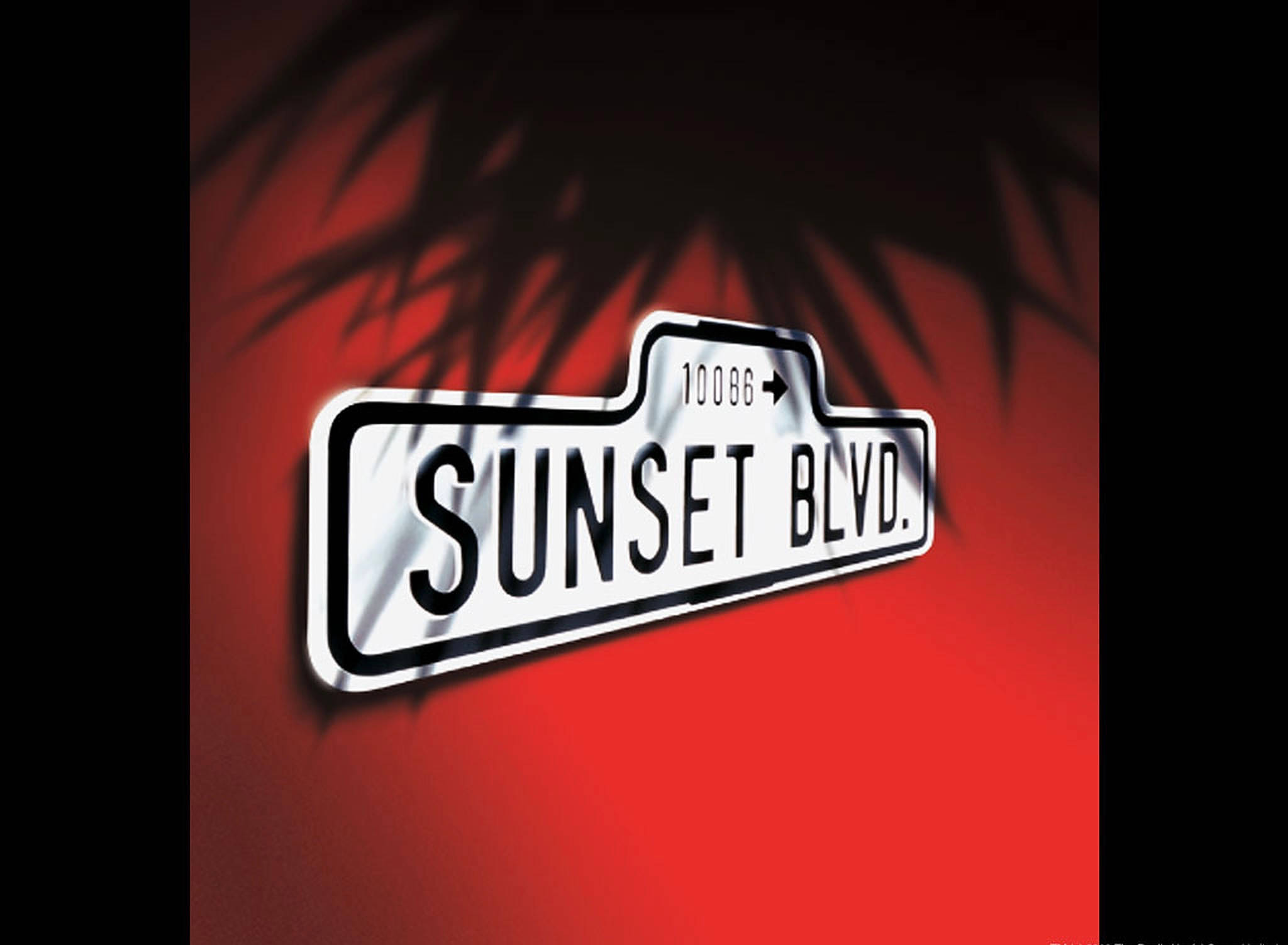 Sunset Boulevard-skilt Bakgrunner
