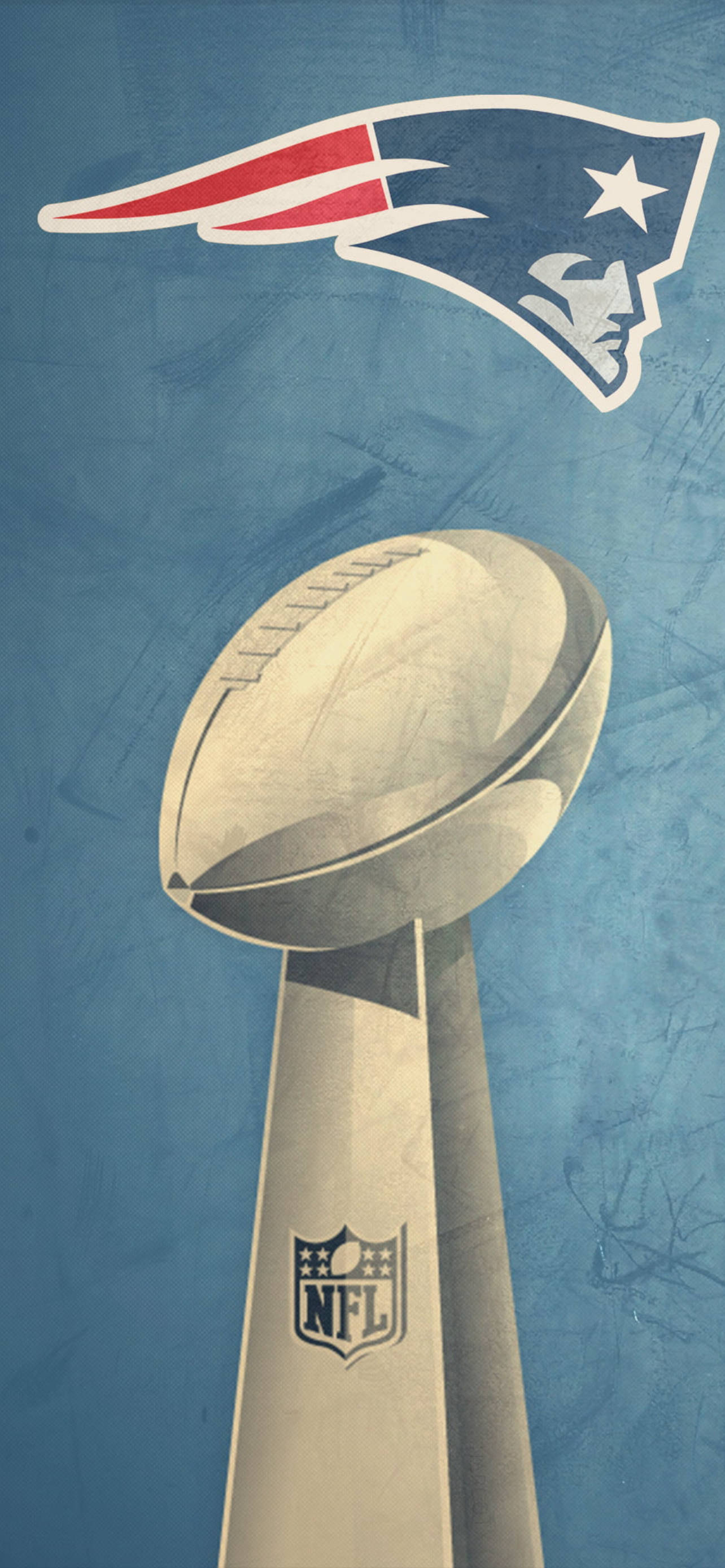 Super Bowl Troféet og Patriots Bakgrunner