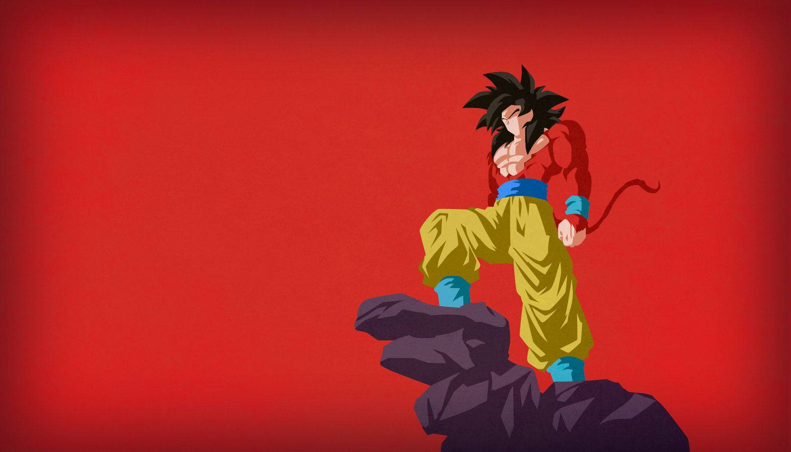 Super Saiyan 4 Goku! Bakgrunner