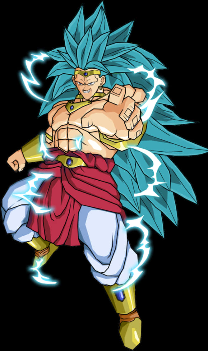 Super Saiyan Blå Broly kraftoppladning Bakgrunner