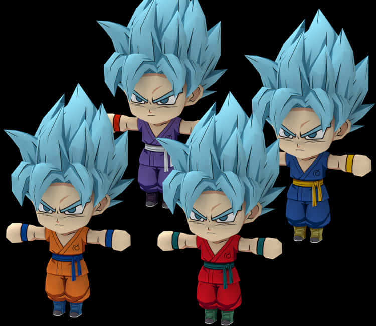 Super Saiyan Blå Vegeta-varianter Bakgrunner